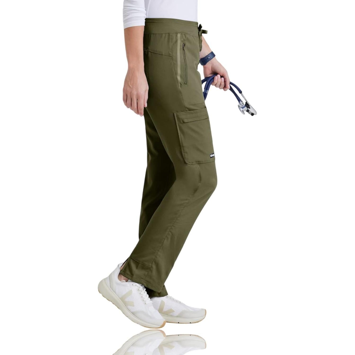 Pantalón de Scrubs Médicos Barco Grey's Anatomy Elevate X-Large Oliva