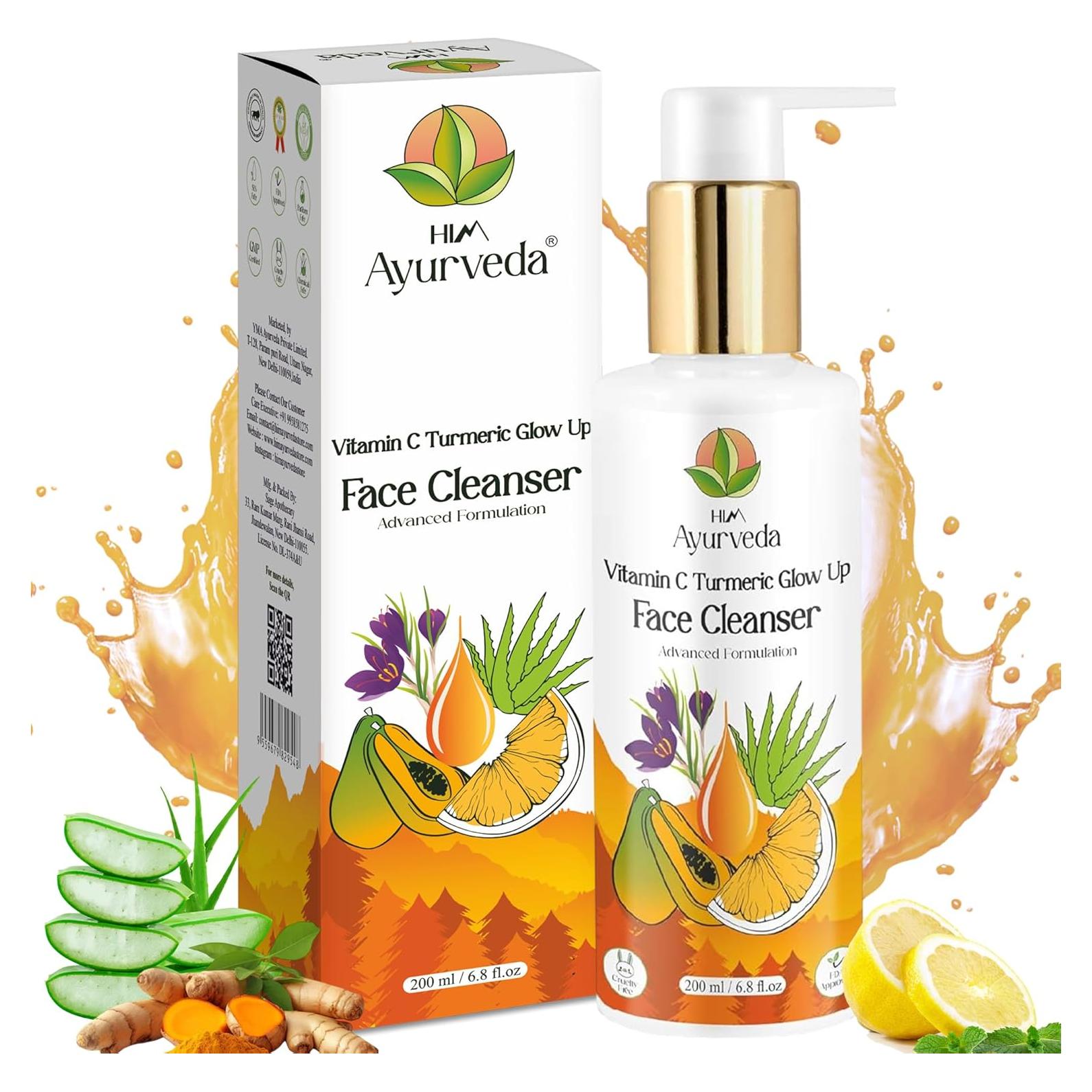 Limpiador Facial Ayurvédico SAGE de Vitamina C y Cúrcuma 200ml