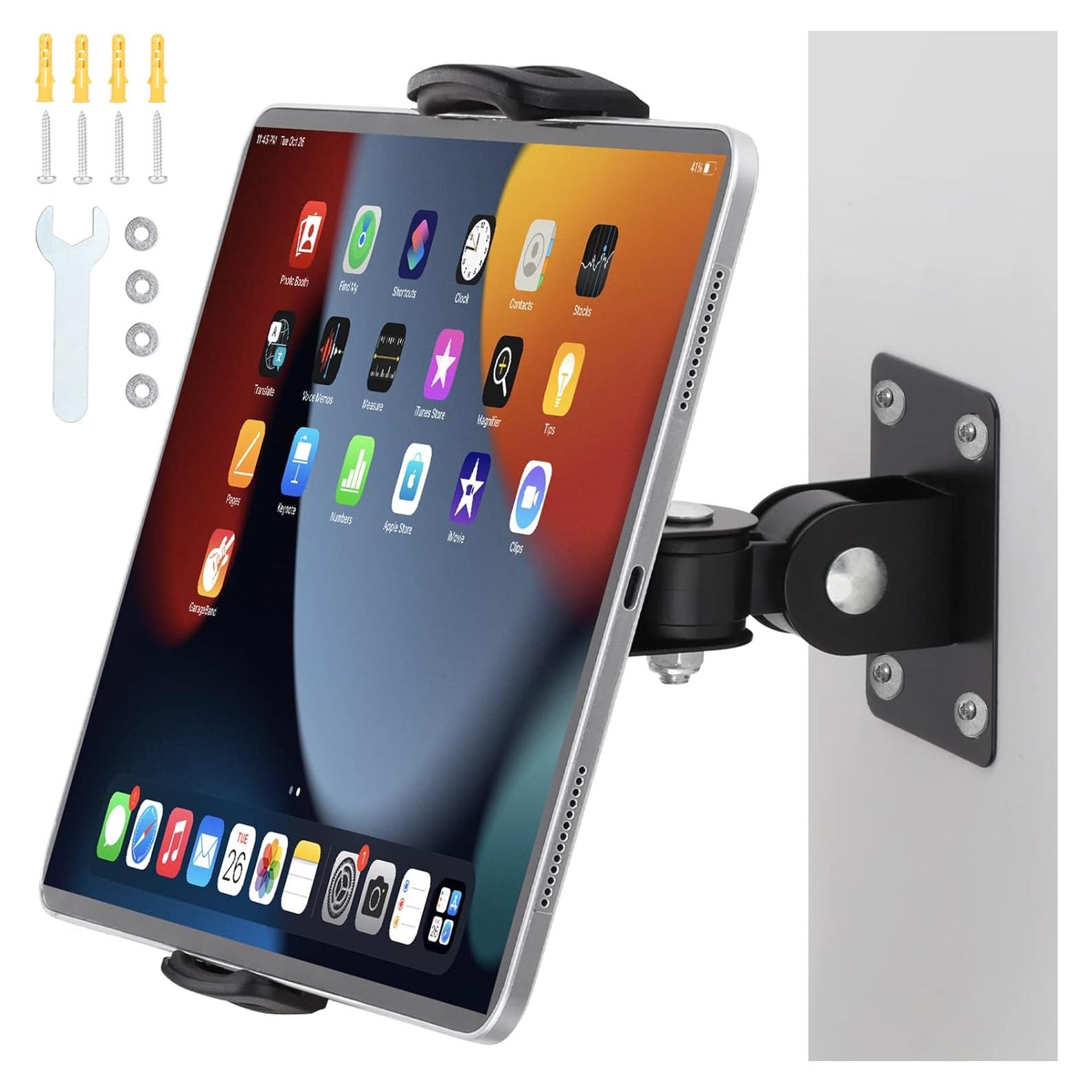 Soporte de Pared para Tabletas GSRUAN 17x8 cm Rotación 360°