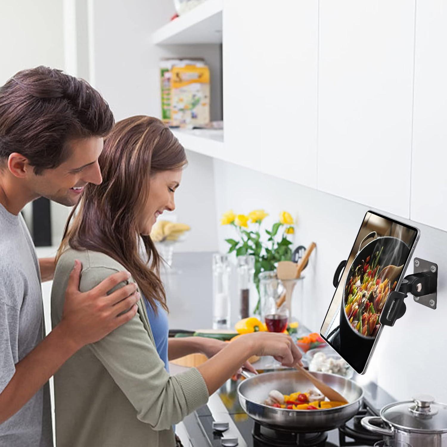 Soporte de Pared para Tabletas GSRUAN 17x8 cm Rotación 360°