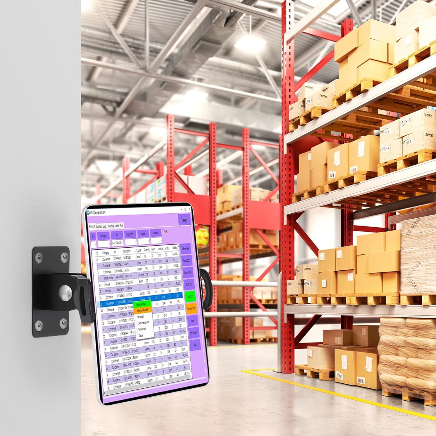 Soporte de Pared para Tabletas GSRUAN 17x8 cm Rotación 360°