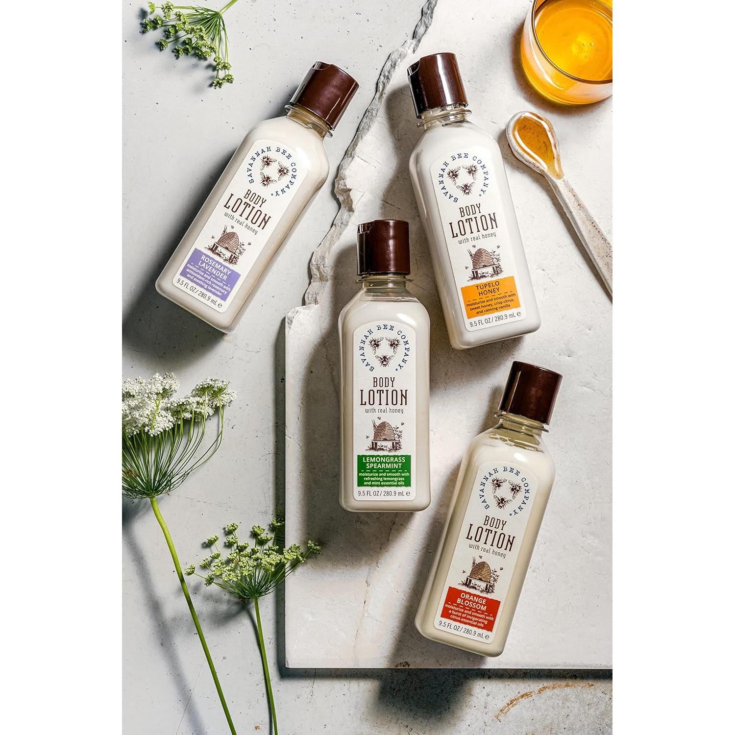 Loción Corporal 100% Natural Savannah Bee - Hierba de Limón y Menta