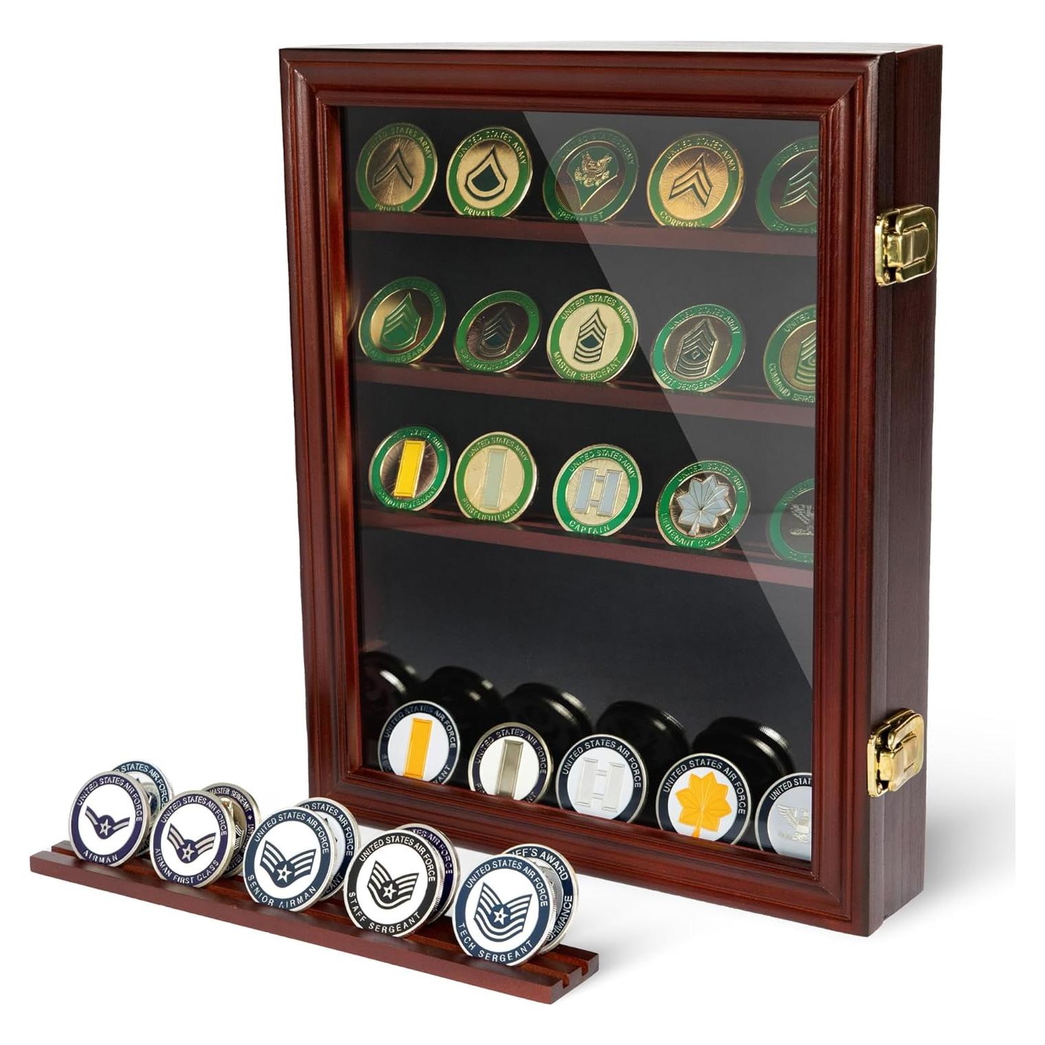 Estuche para Monedas DECOMIL 35.56x27.94cm Acabado Cerezo