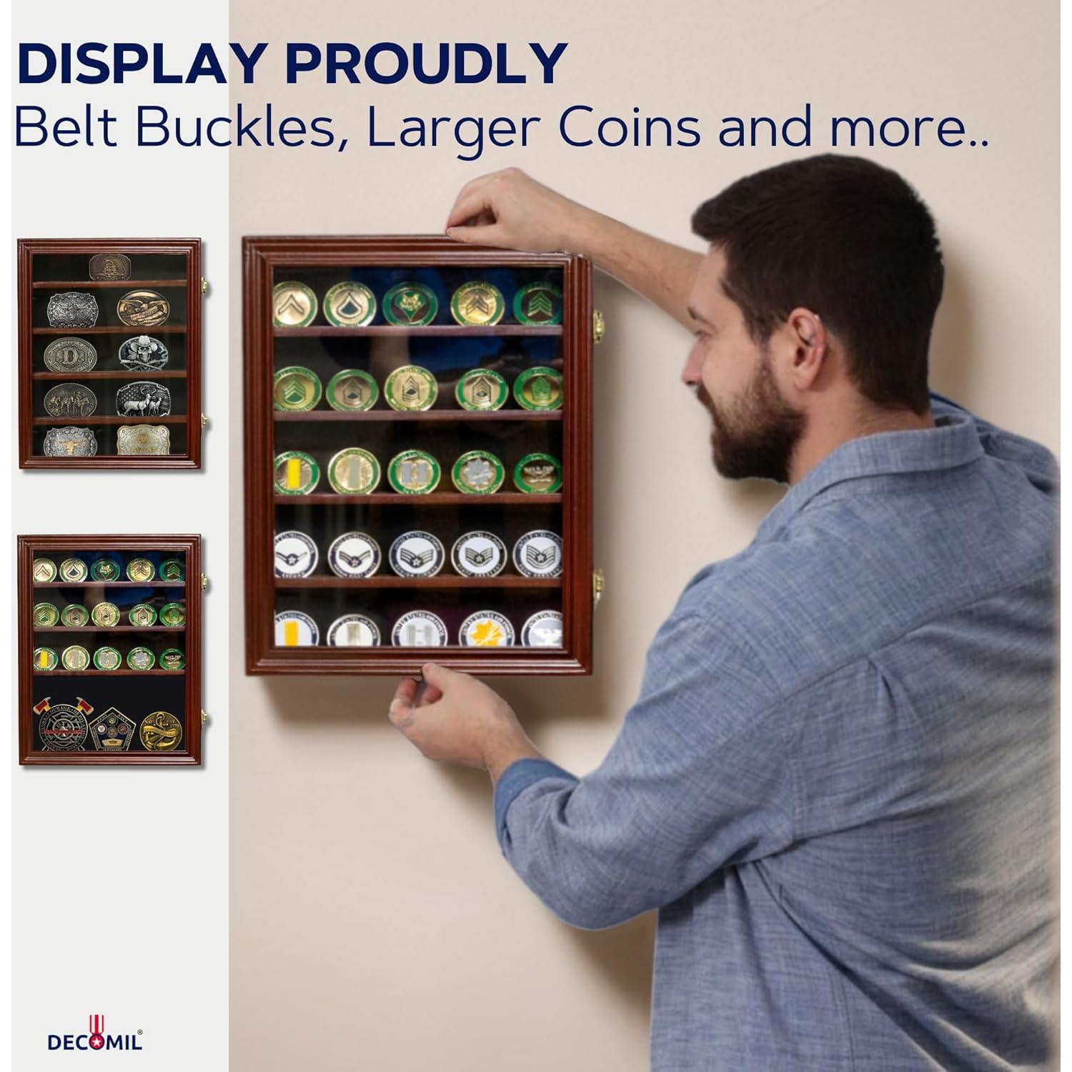 Estuche para Monedas DECOMIL 35.56x27.94cm Acabado Cerezo