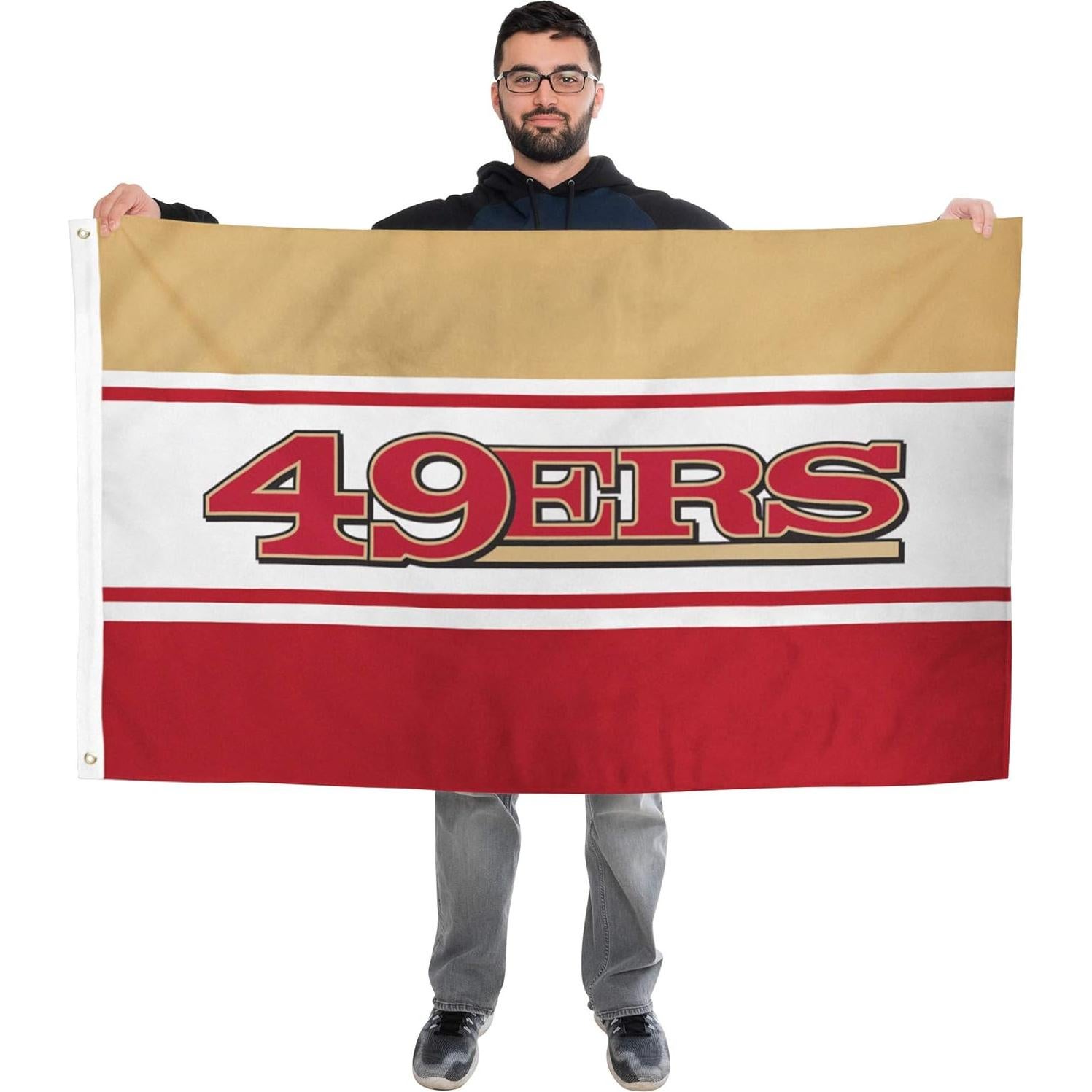 Bandera Horizontal NFL San Francisco 49ers FOCO 1.52x0.91m