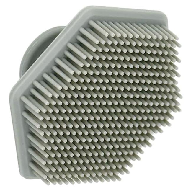 Cepillo Facial de Silicona Orgánico a Verde Gris 7.62cm Antimicrobiano