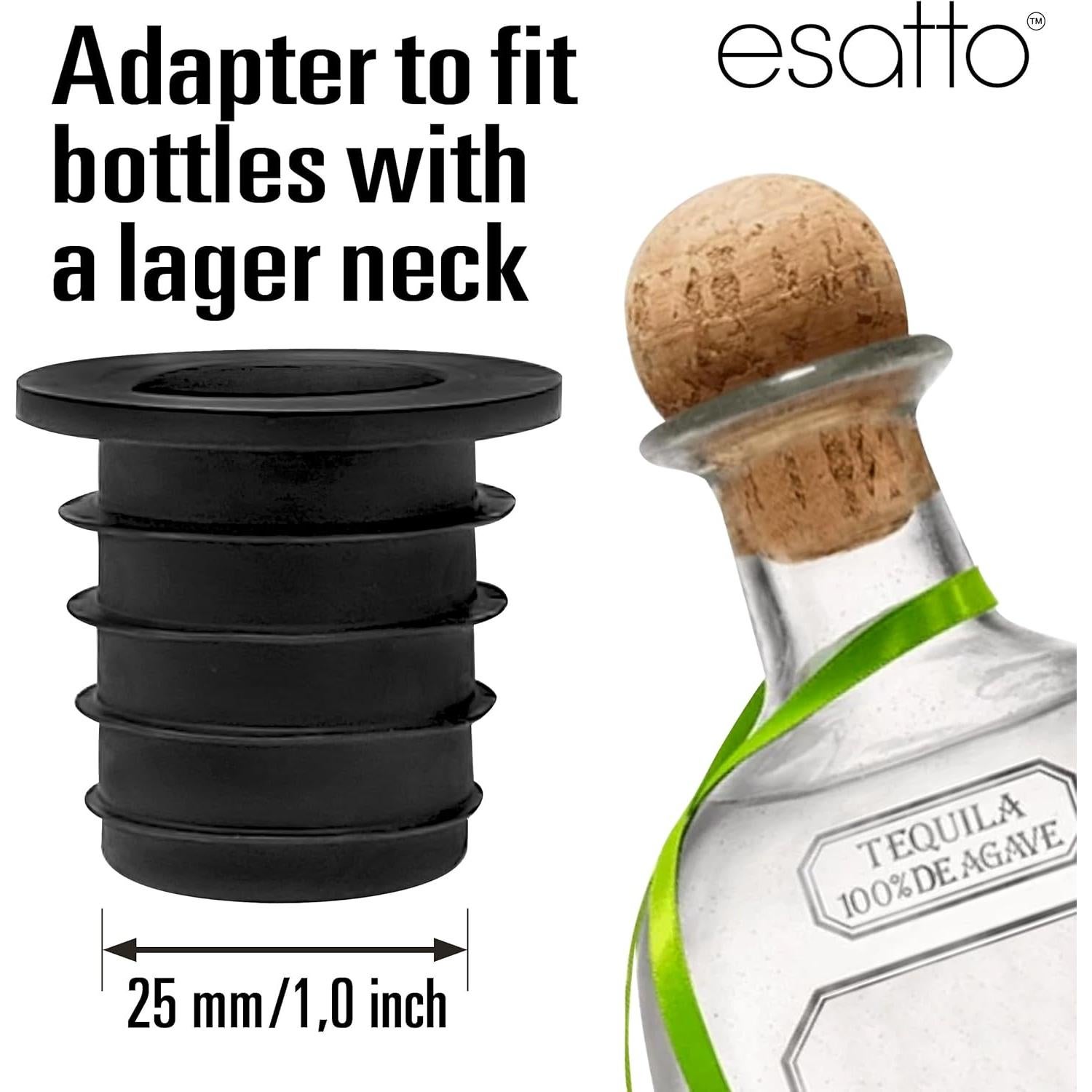 Adaptadores de Vertedor de Licor Esatto - Set de 6 Piezas