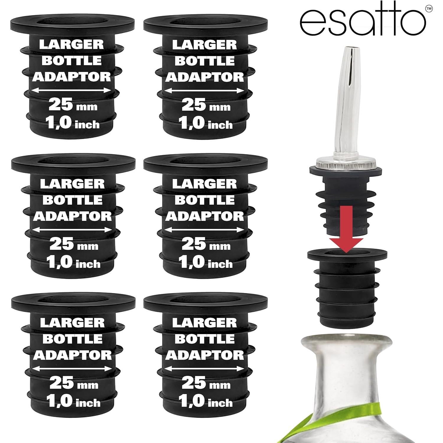 Adaptadores de Vertedor de Licor Esatto - Set de 6 Piezas