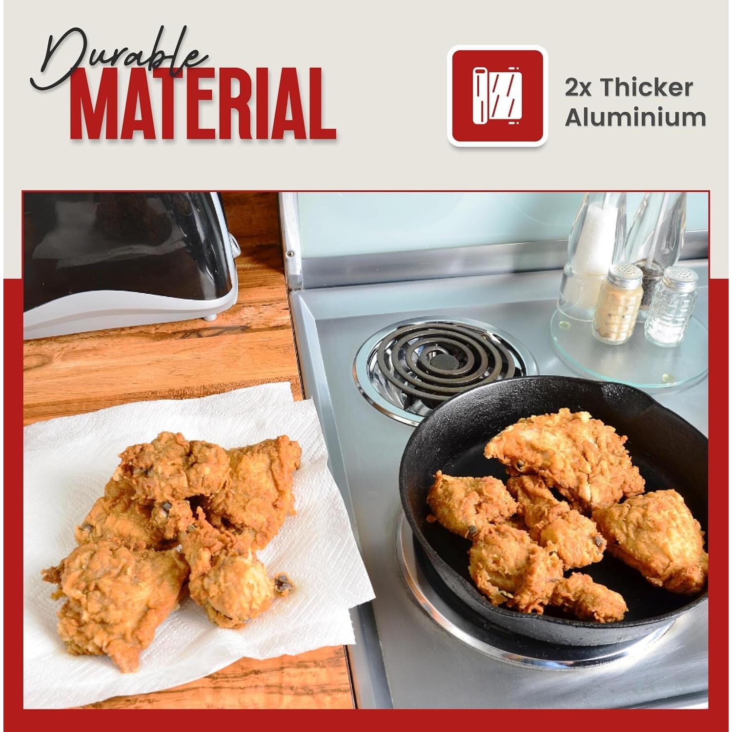 Cubiertas de Quemadores Eléctricos Linda's Essentials 50 Pzas