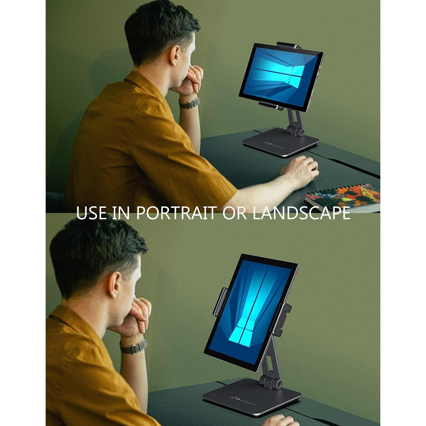 Soporte Pro Inifispce para iPad y Tablets 4.7''-13'' Gris