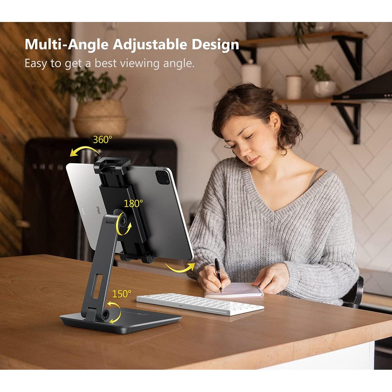 Soporte Pro Inifispce para iPad y Tablets 4.7''-13'' Gris