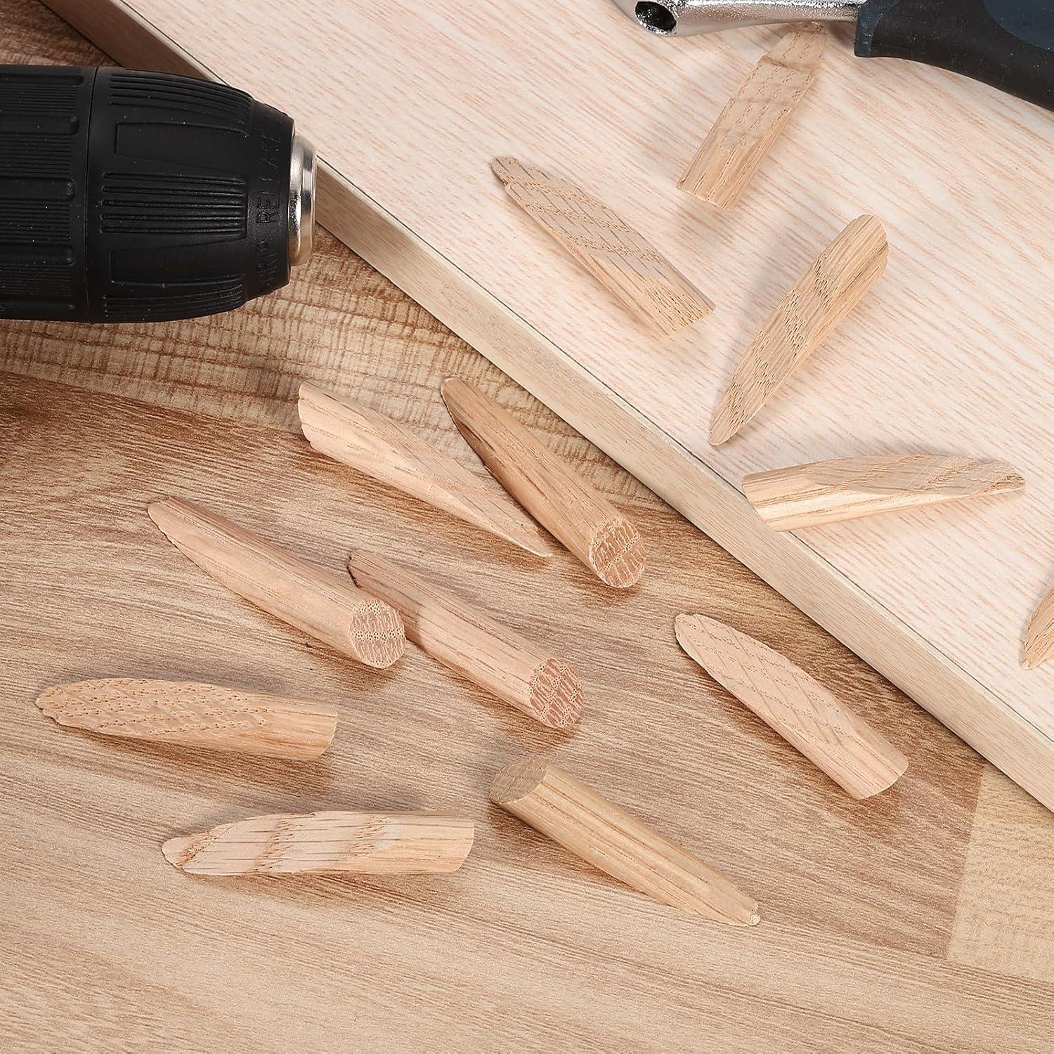 50 Tapones de Agujero de Madera Roble 9.5mm uxcell