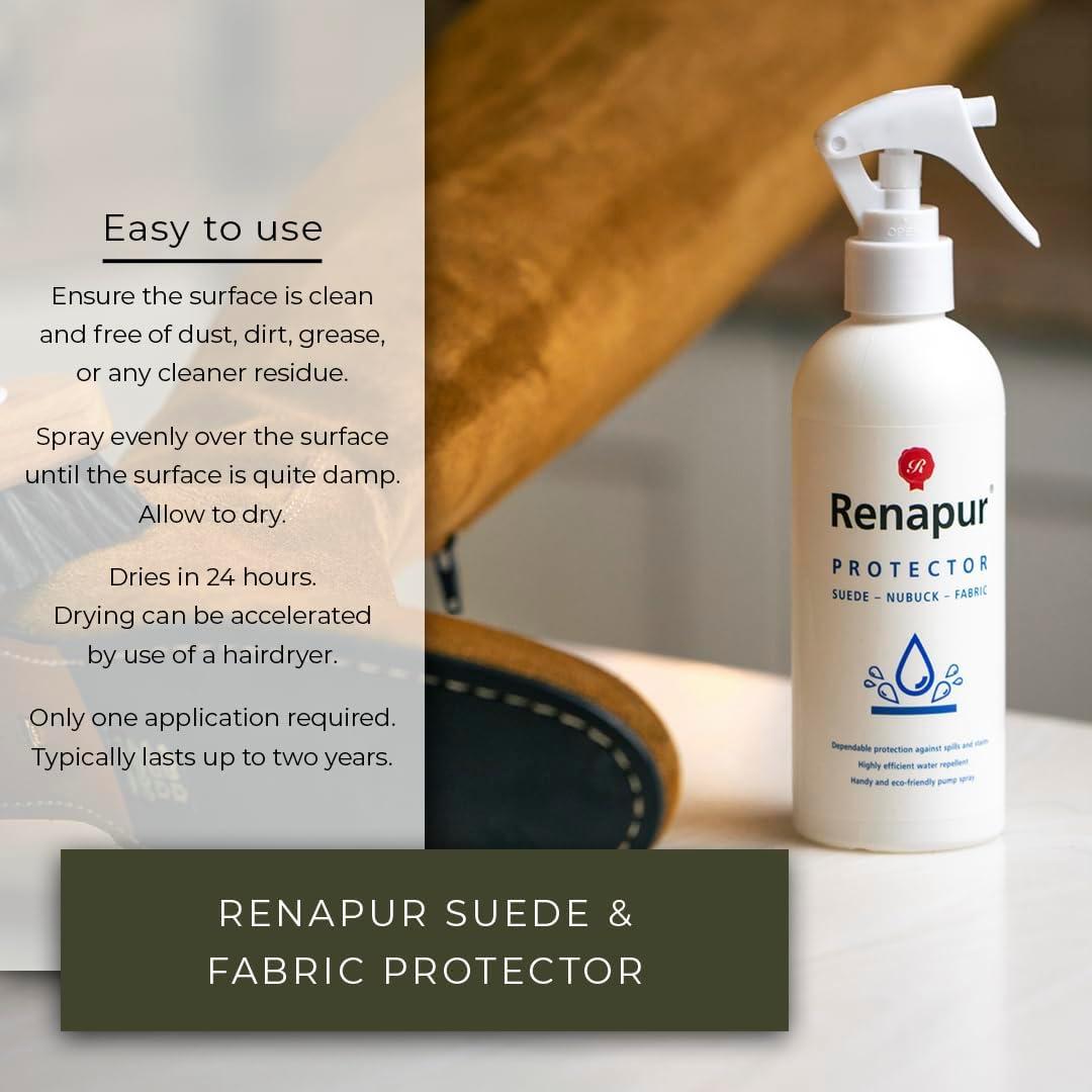 Protector Impermeable Renapur 100 ml para Ante y Tela Ecológico