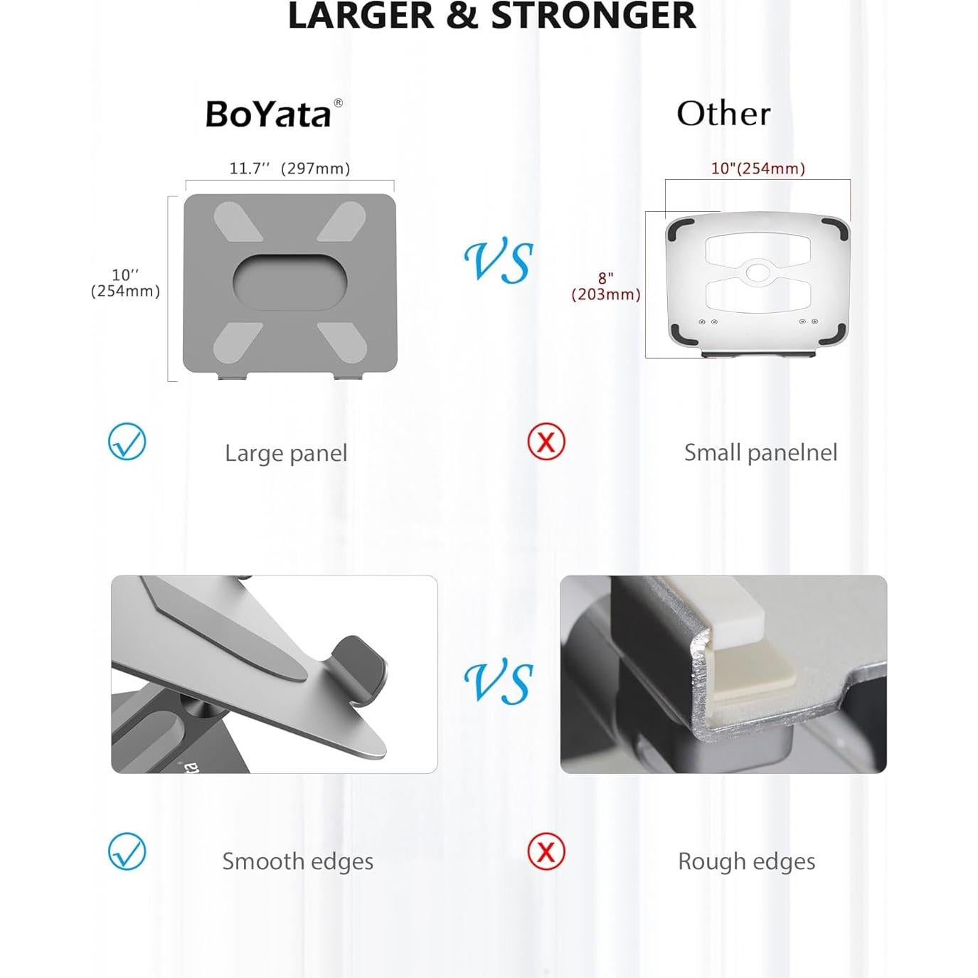 Soporte para Laptop BoYata N19 Ajustable Multi-Angulo 43 cm