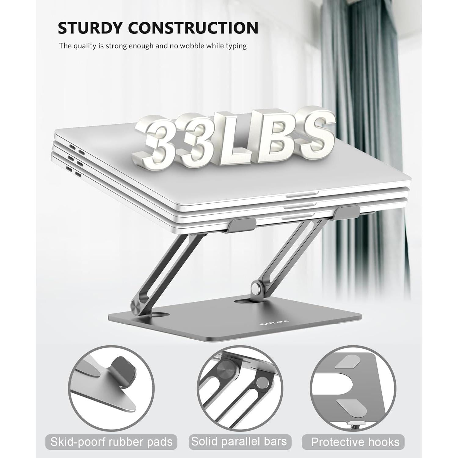 Soporte para Laptop BoYata N19 Ajustable Multi-Angulo 43 cm