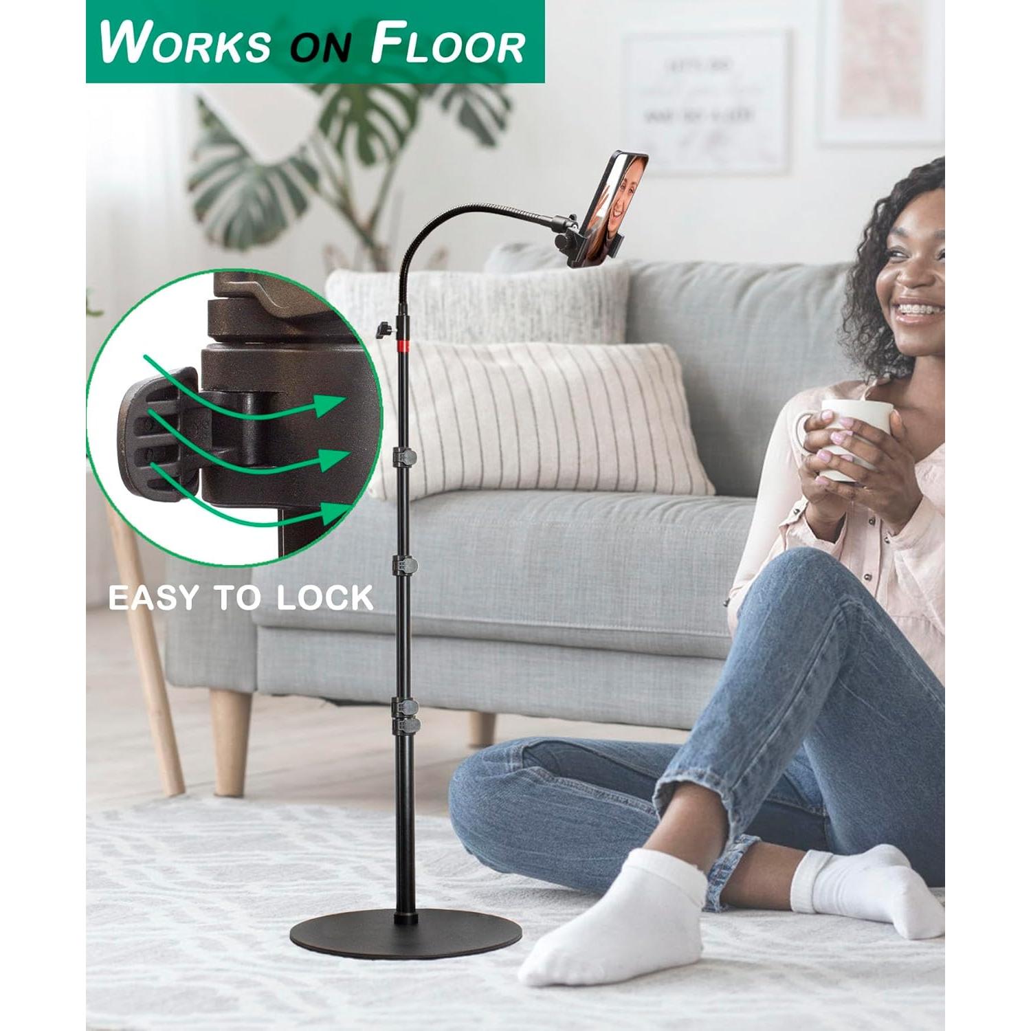 Soporte de Teléfono de Pie Makerigh Ajustable 190.5 cm