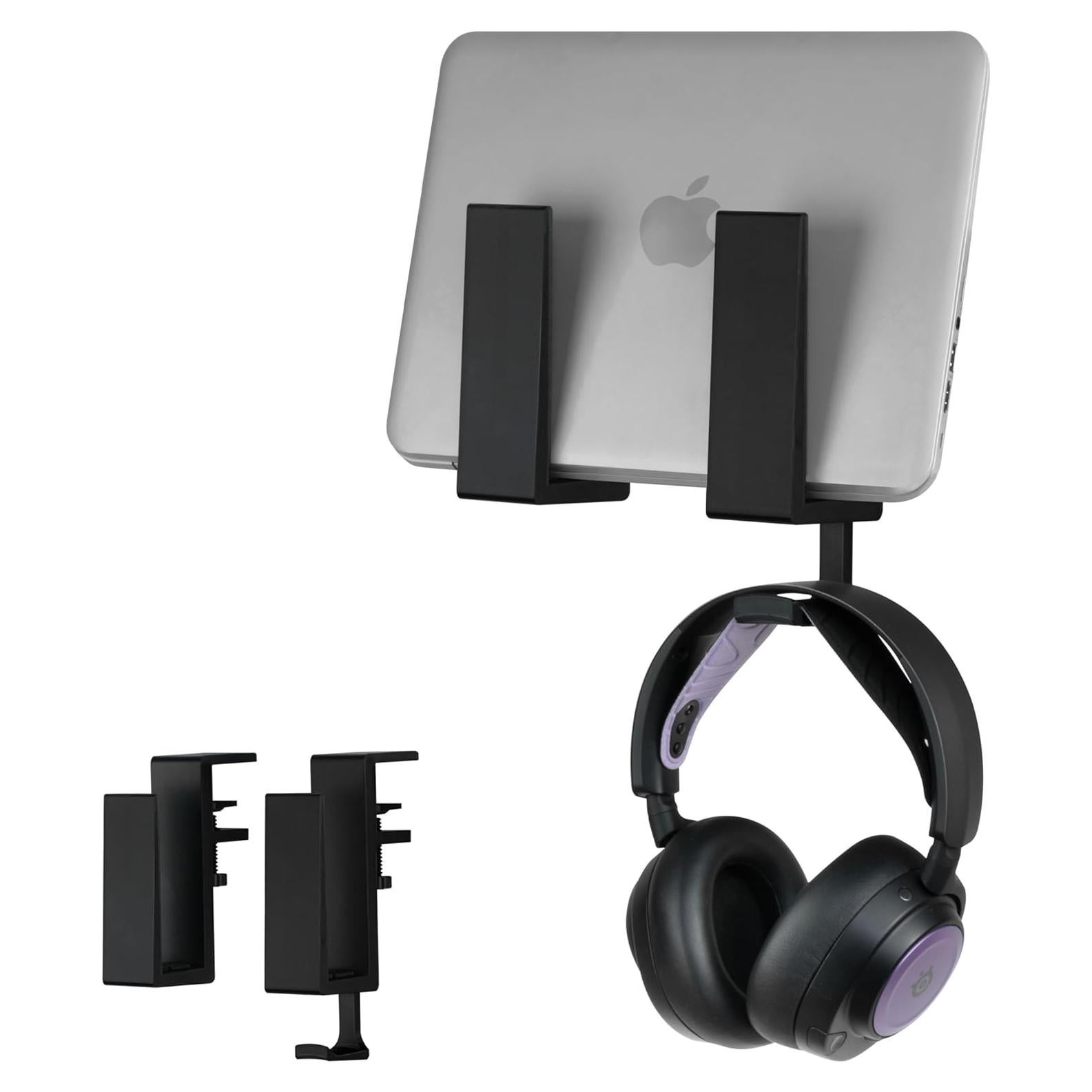 Soporte para Laptop BRAINWAVZ con Colgador de Auriculares
