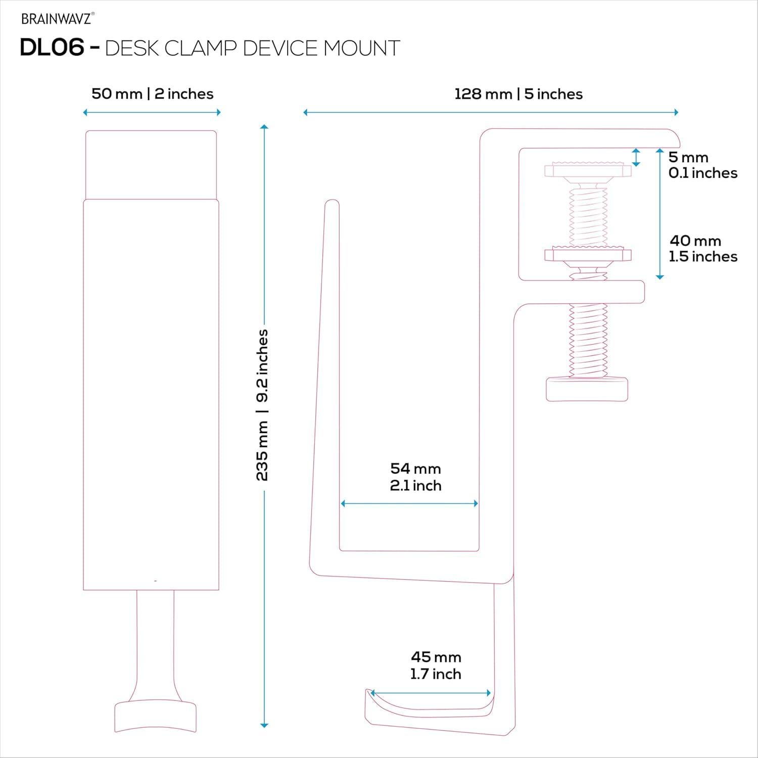 Soporte para Laptop BRAINWAVZ con Colgador de Auriculares