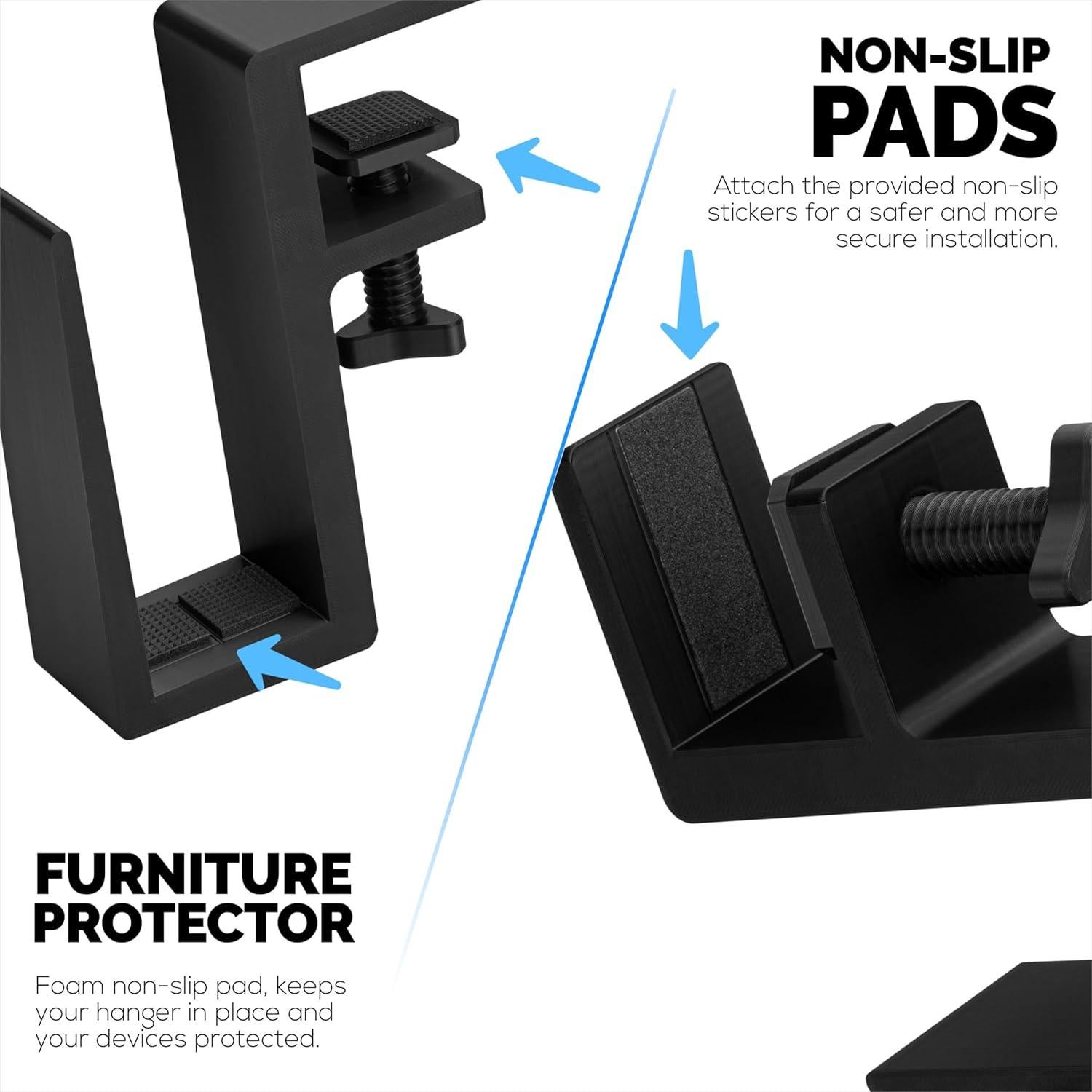 Soporte para Laptop BRAINWAVZ con Colgador de Auriculares