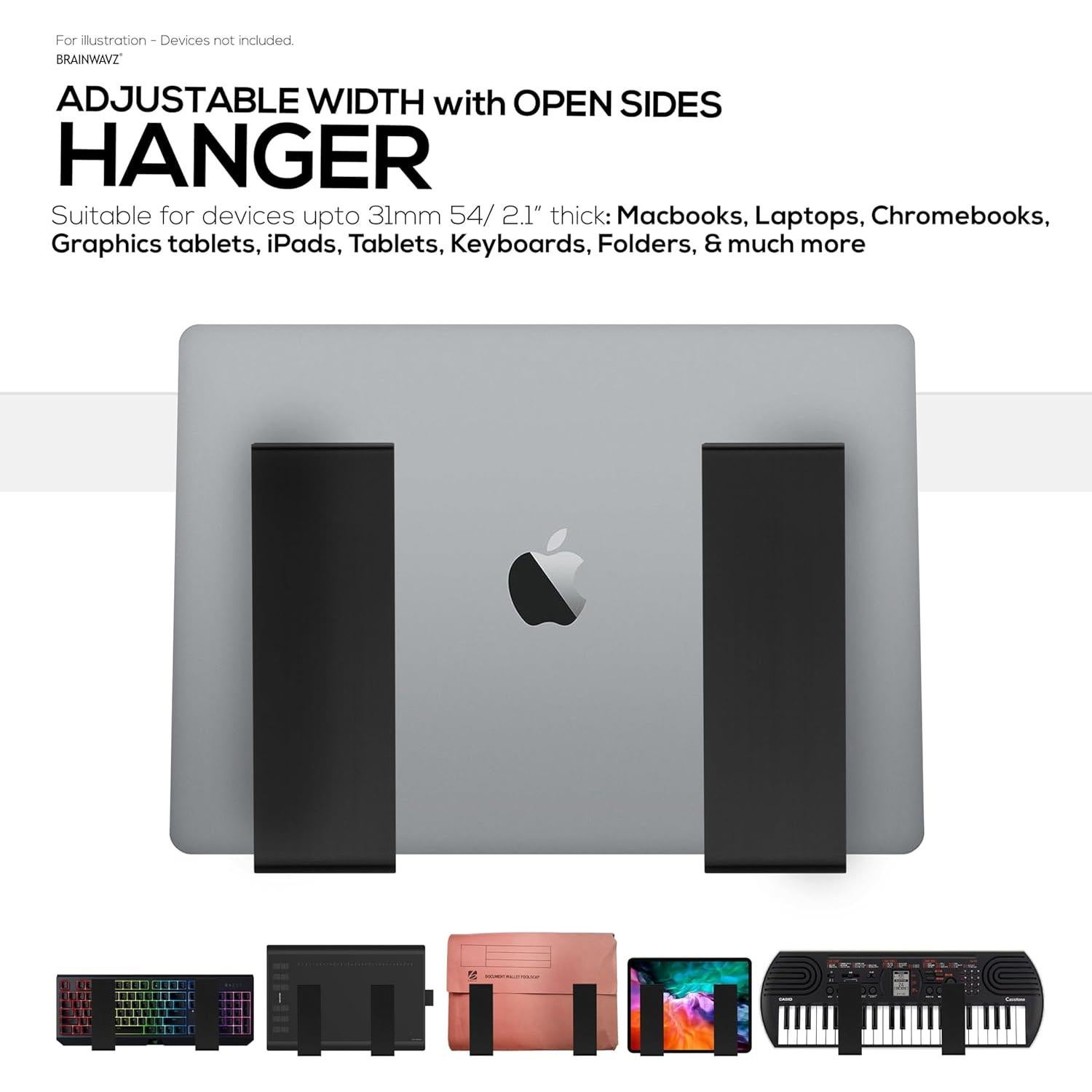 Soporte para Laptop BRAINWAVZ con Colgador de Auriculares