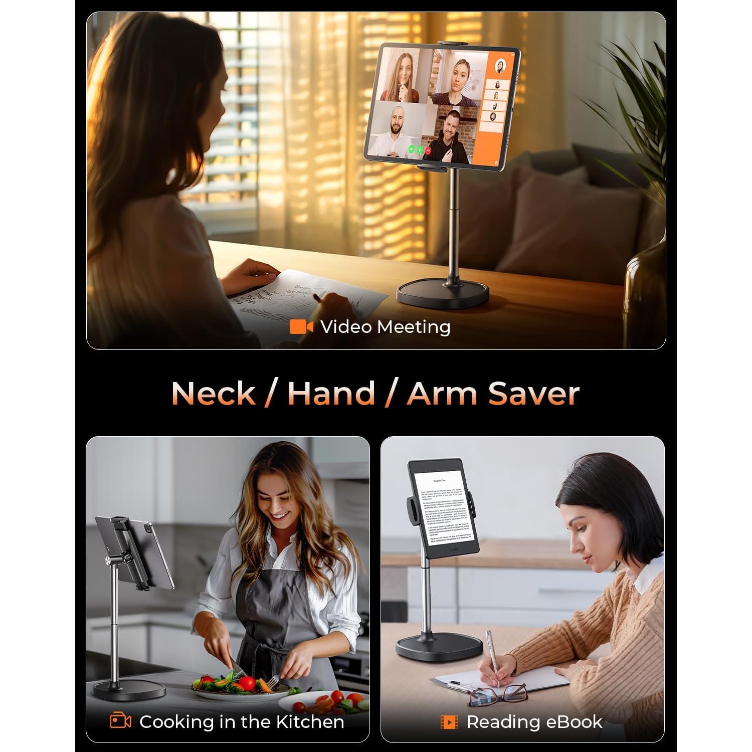 Soporte de Tableta Ajustable DIMONCOAT 360° para Escritorio