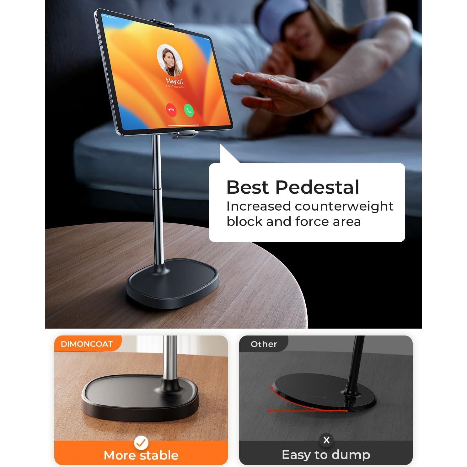 Soporte de Tableta Ajustable DIMONCOAT 360° para Escritorio