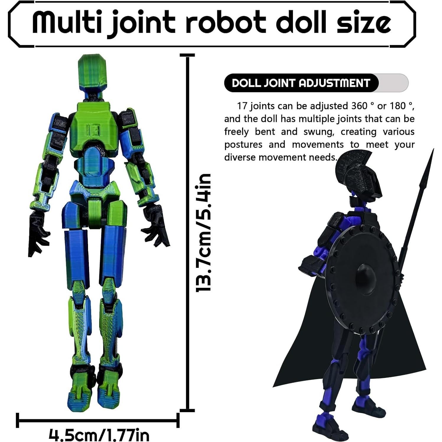 Conjunto de Figuras de Acción T13 Zkgiftsdz - 14.69 cm