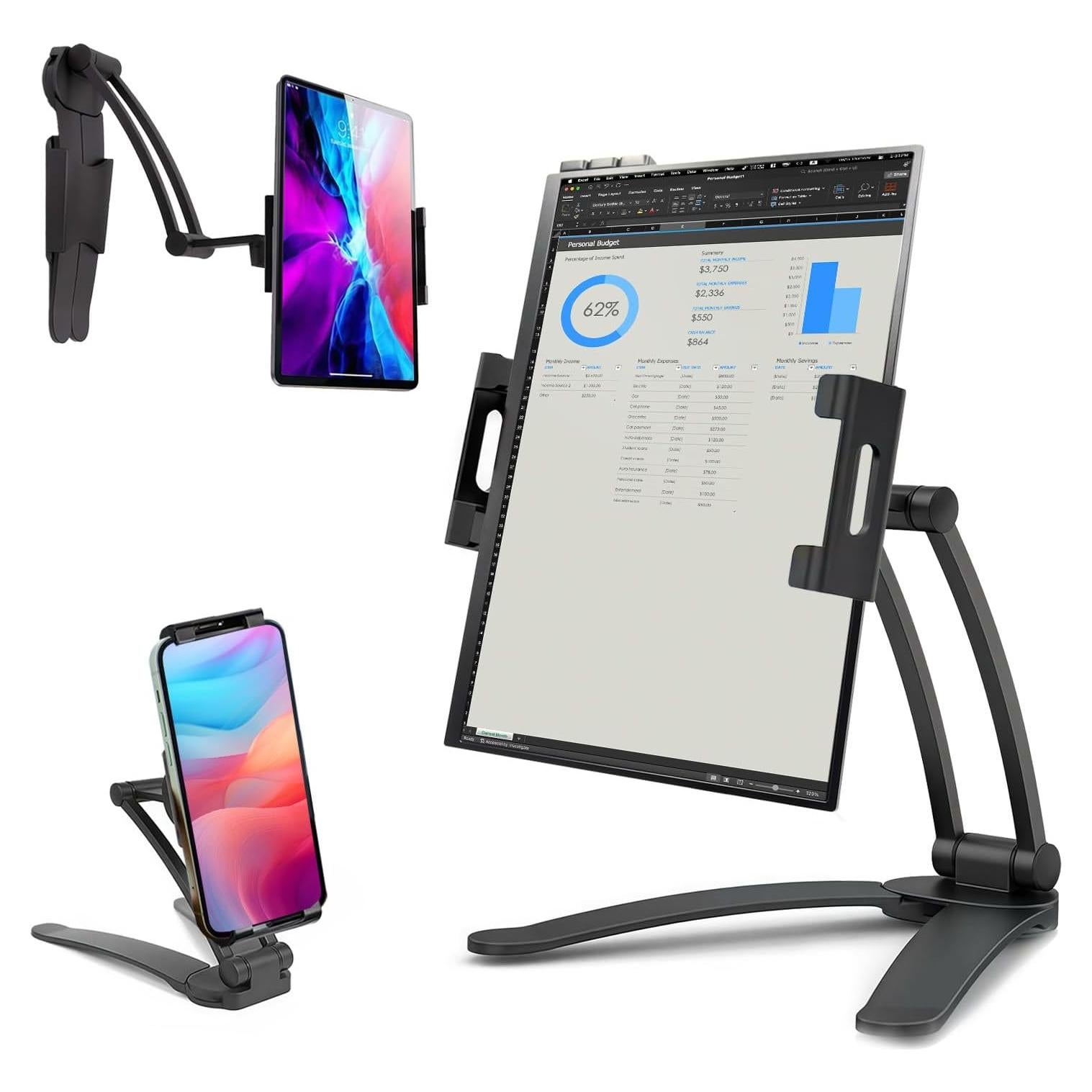 Soporte de Monitor Kado DSM-01 Aluminio Ajustable