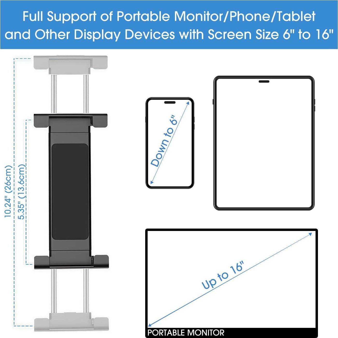 Soporte de Monitor Kado DSM-01 Aluminio Ajustable