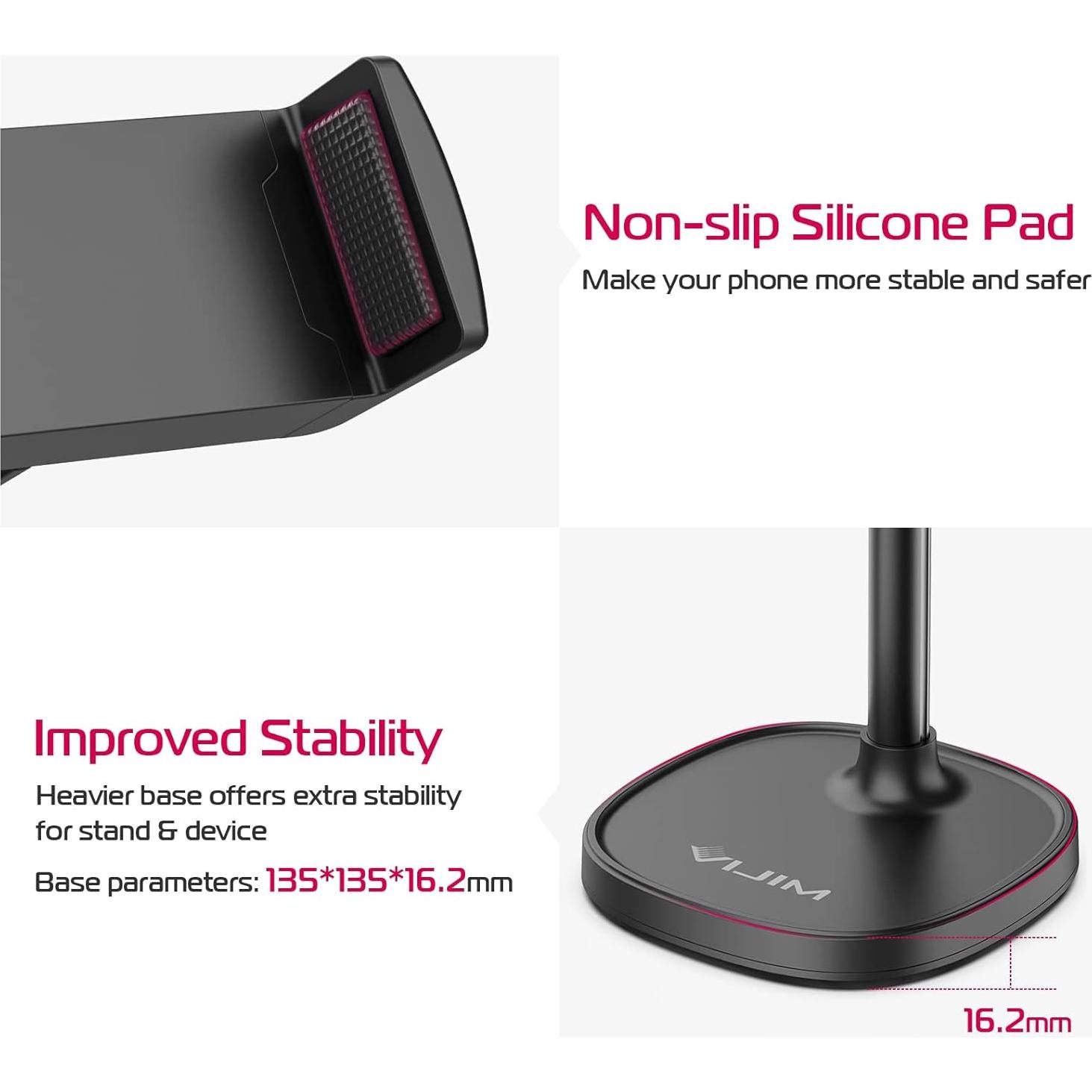 Soporte para Teléfono ULANZI Ajustable 220-330 mm Negro