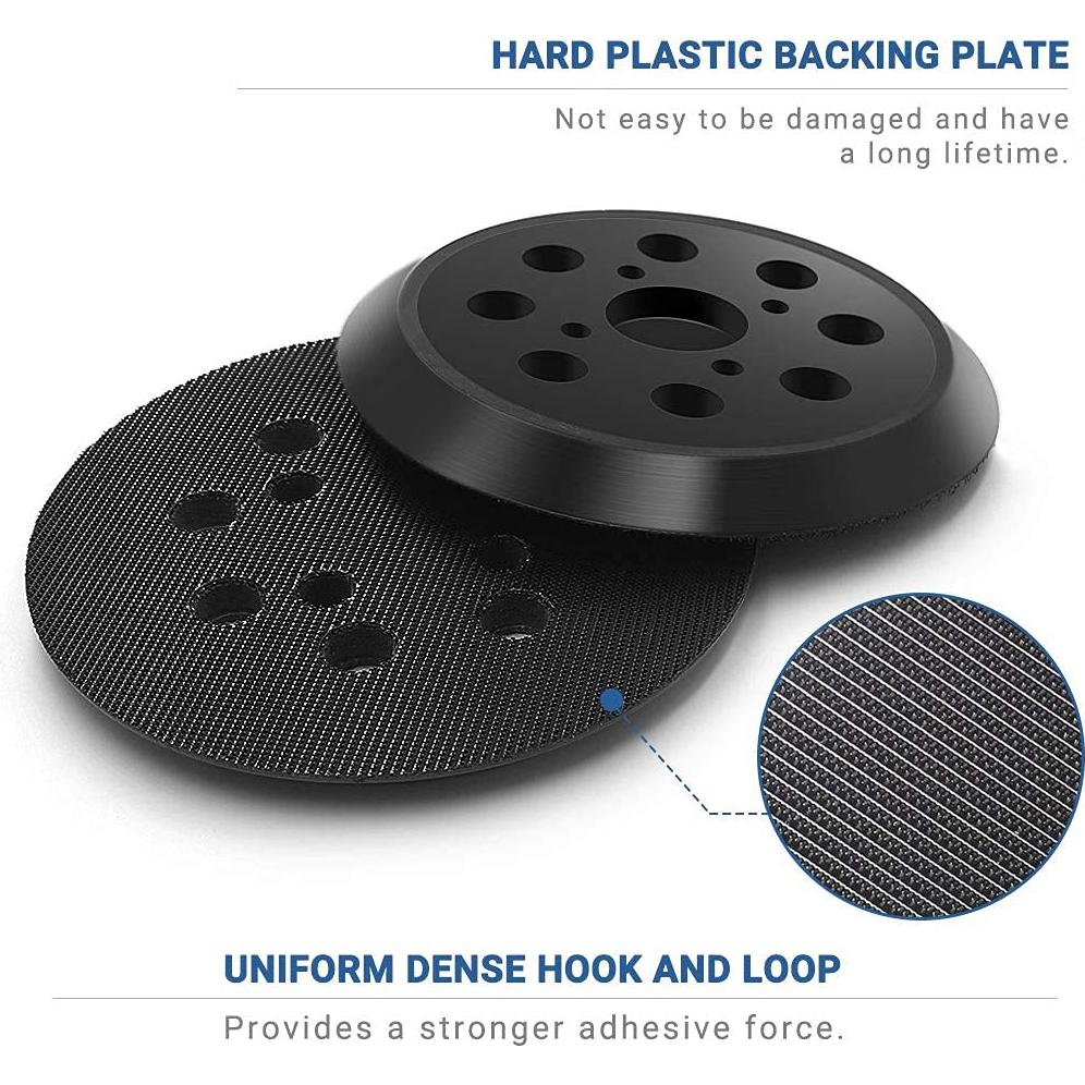 Pad de Reemplazo Gancho y Lazo 12.7 cm Taokyid para Lijadora