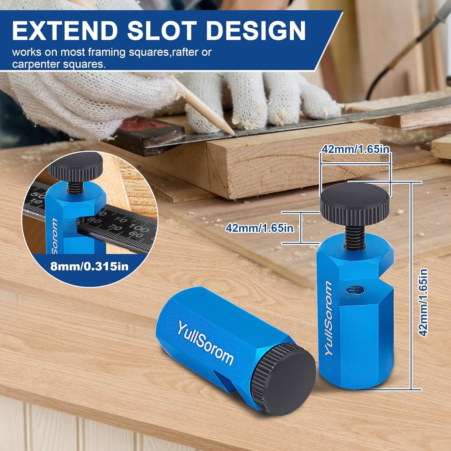 Calibradores de Escalera Altos YullSorom Kit Azul con Soporte