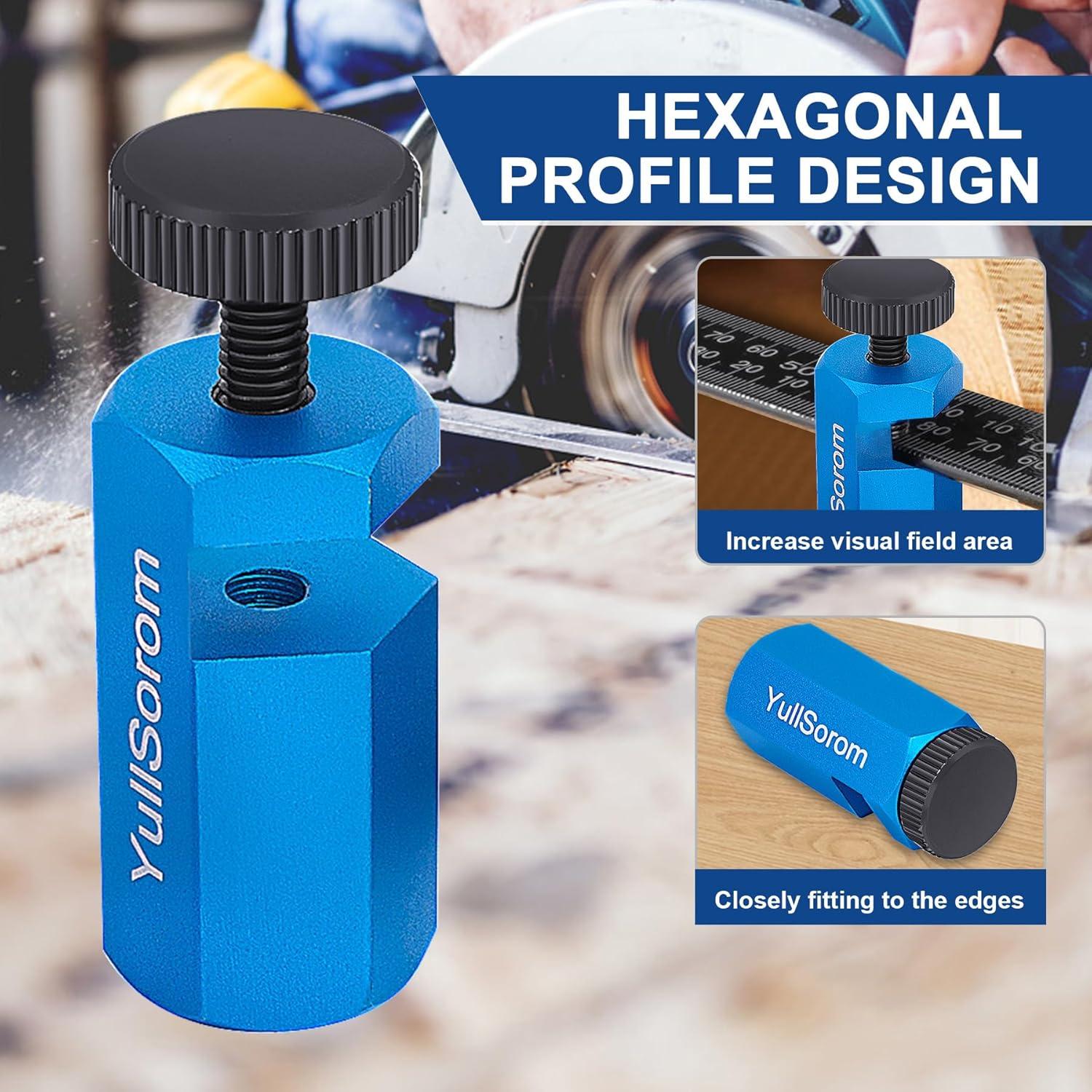 Calibradores de Escalera Altos YullSorom Kit Azul con Soporte