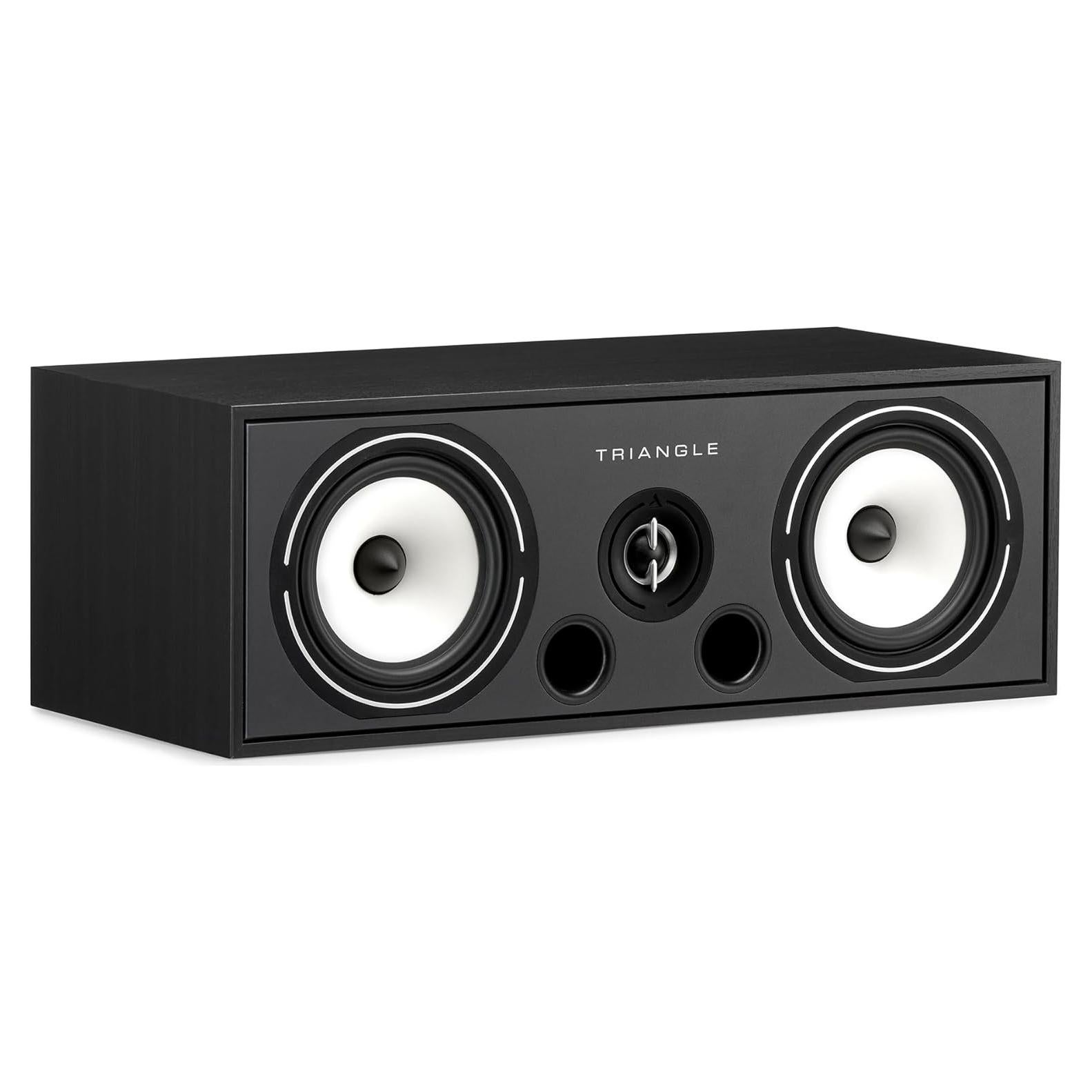 Altavoz Central Triangle BRC2 - 2 Vías, 25mm Tweeter, Roble Negro