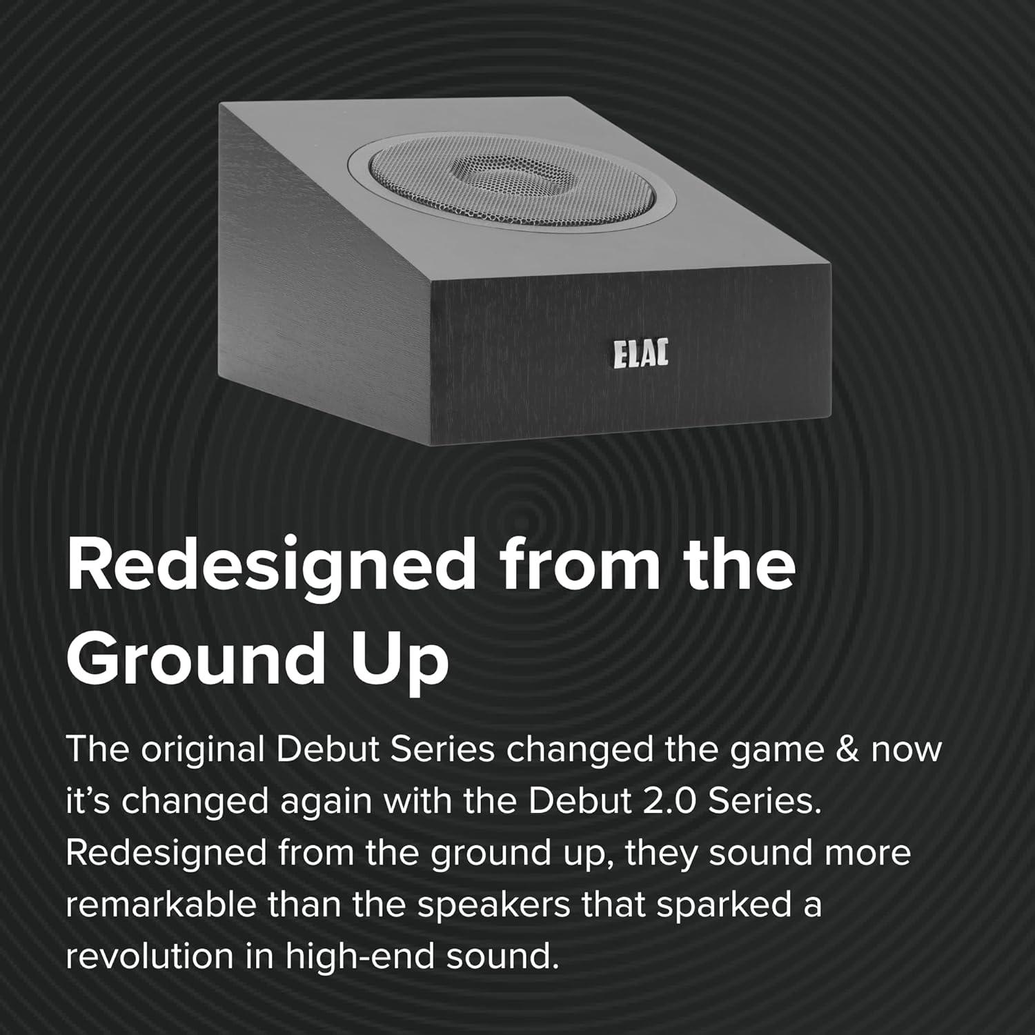 Altavoces ELAC Debut 2.0 A4.2 Habilitados para Dolby Atmos (Par)