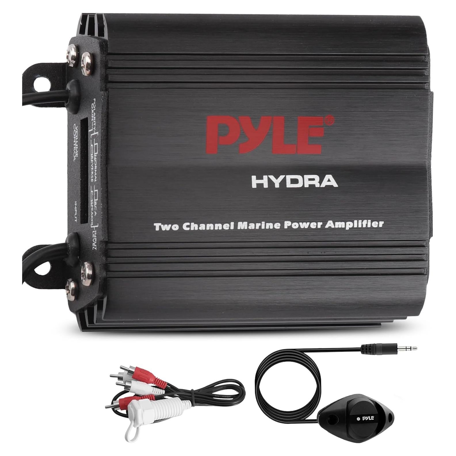 Amplificador Marino Pyle 2 Canales 400W Impermeable