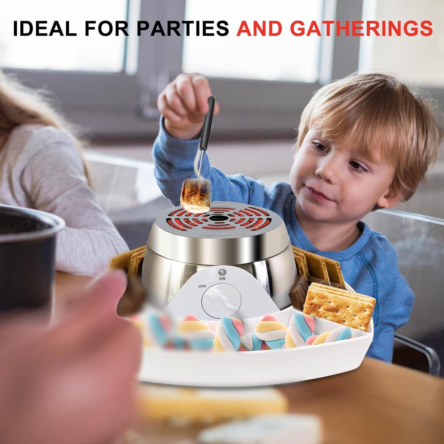 Kit de S'mores Eléctrico LANPRIL 345W Sin Llama 1.51kg