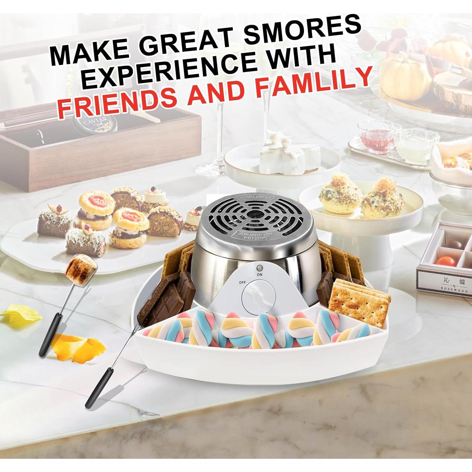 Kit de S'mores Eléctrico LANPRIL 345W Sin Llama 1.51kg