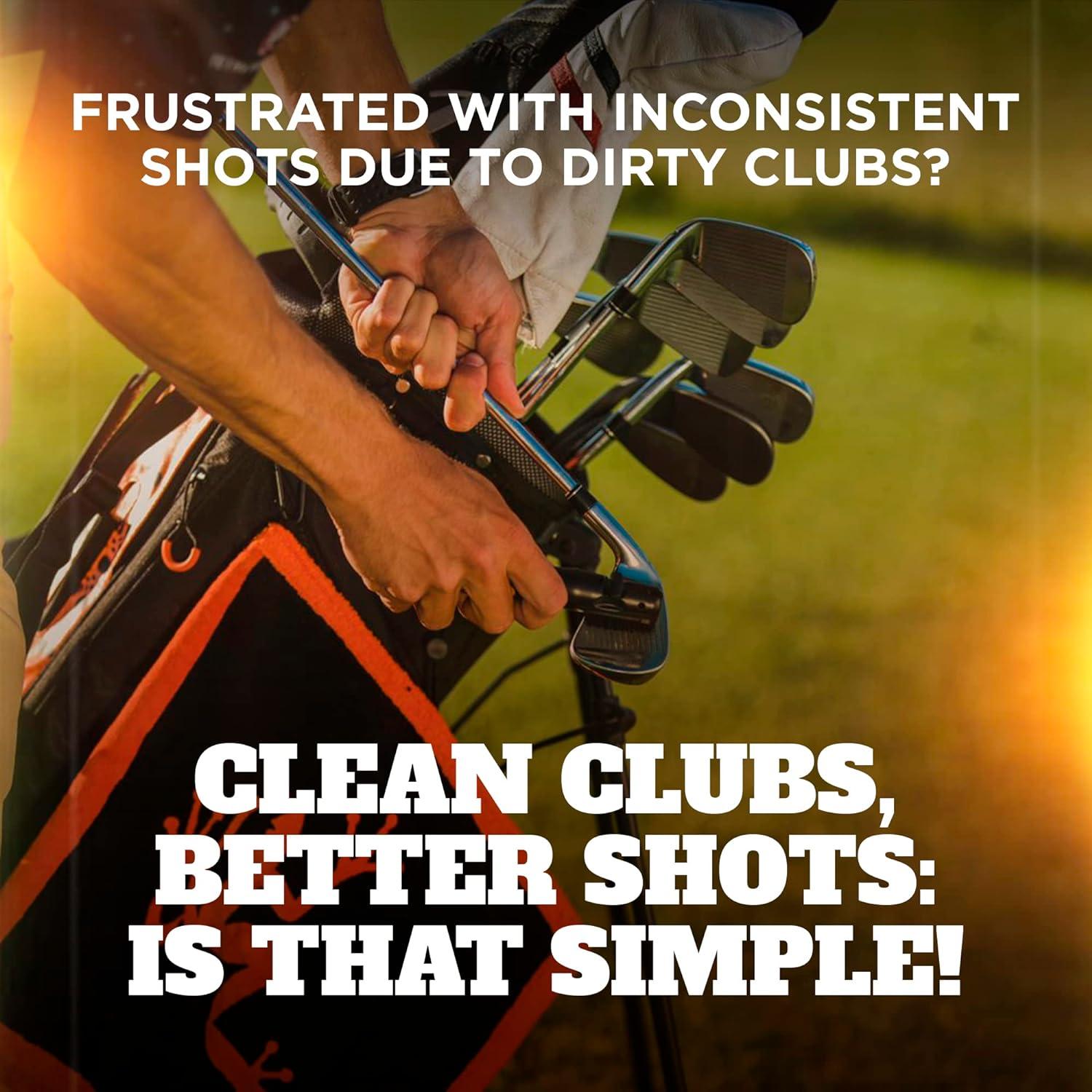 Limpiador de Palos de Golf Frogger BrushPro con Cable 76,2 cm