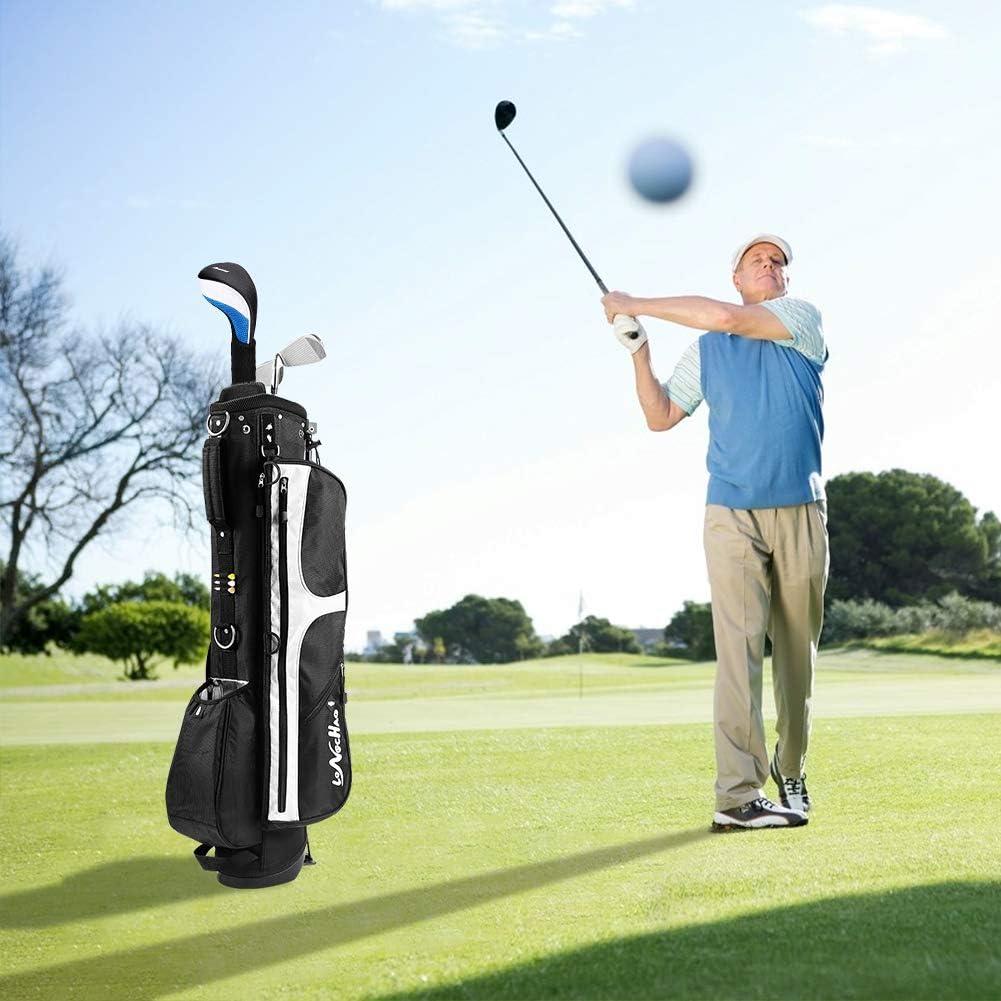 Cubiertas de Palo de Golf LONGCHAO 3 Pcs Neopreno Negro