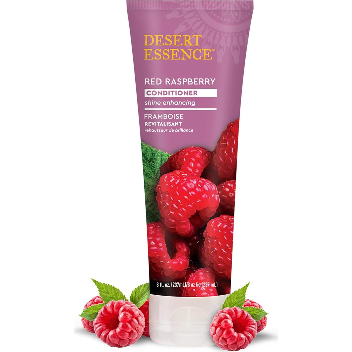 Acondicionador Desert Essence Frambuesa Roja 236.6 ml - Suave y Brillante