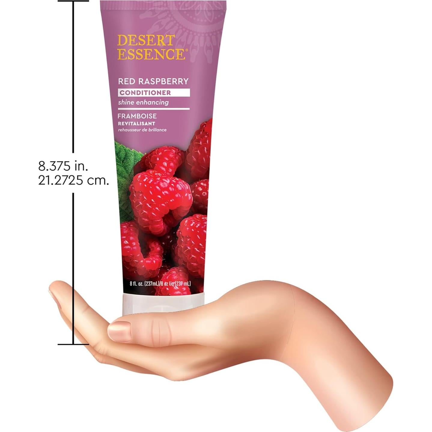 Acondicionador Desert Essence Frambuesa Roja 236.6 ml - Suave y Brillante