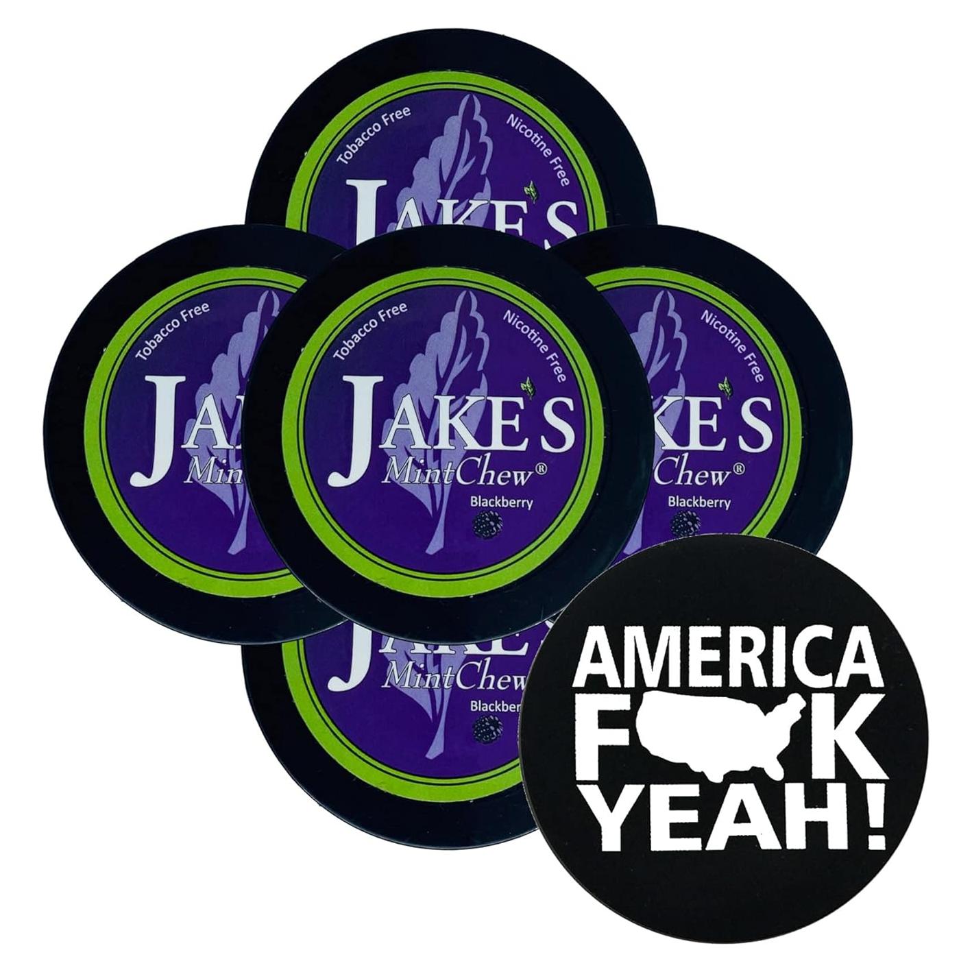 Jake's Mint Chew Mora 5 Latas + Funda de Lata DC Crafts Nation