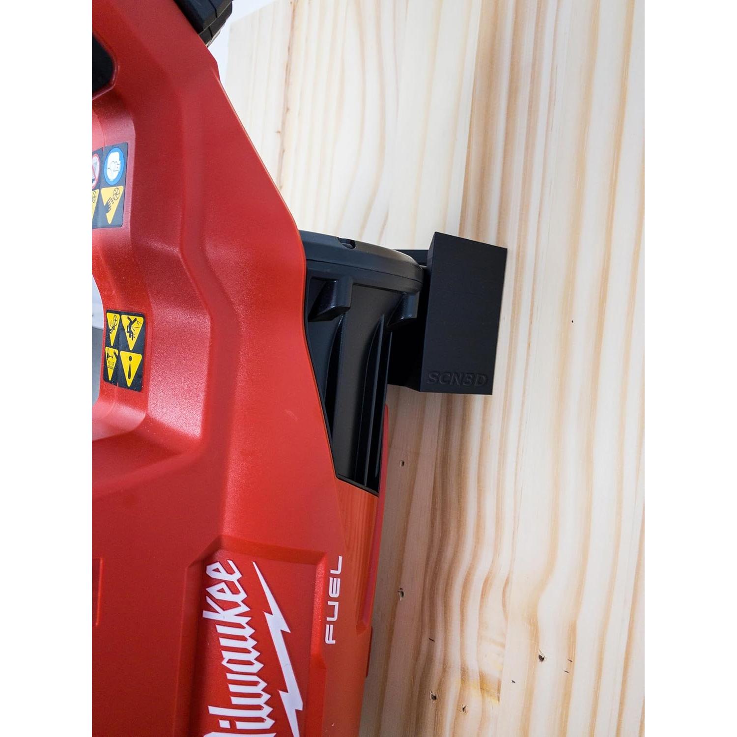 Soporte de Pared SCN3D para Soplador Milwaukee M18 - Negro
