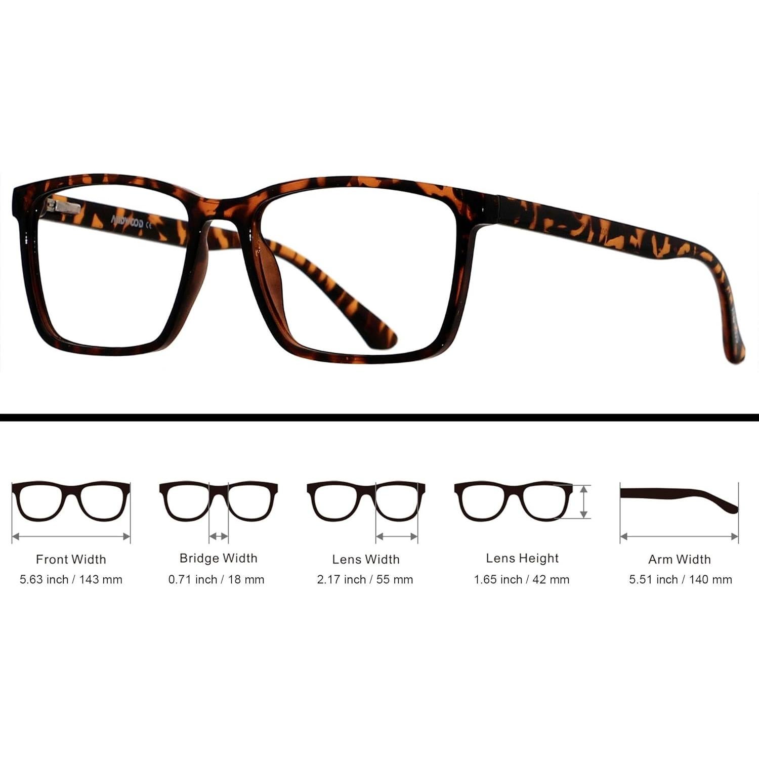 Gafas bloqueadoras de luz azul ANDWOOD AR002 para unisex