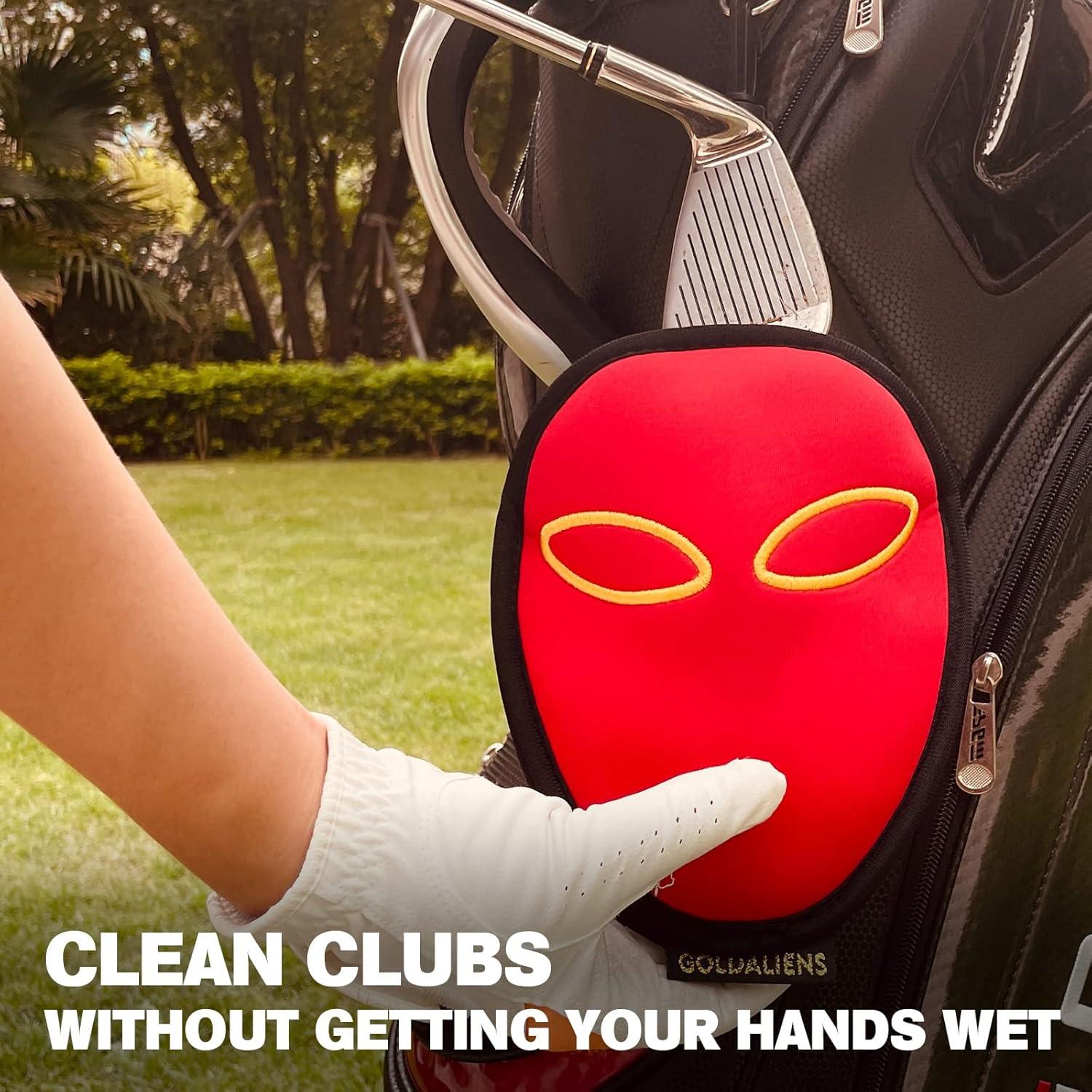 Limpiador de Palos de Golf GOLDALIENS G-G-GLCB-2023 Rojo