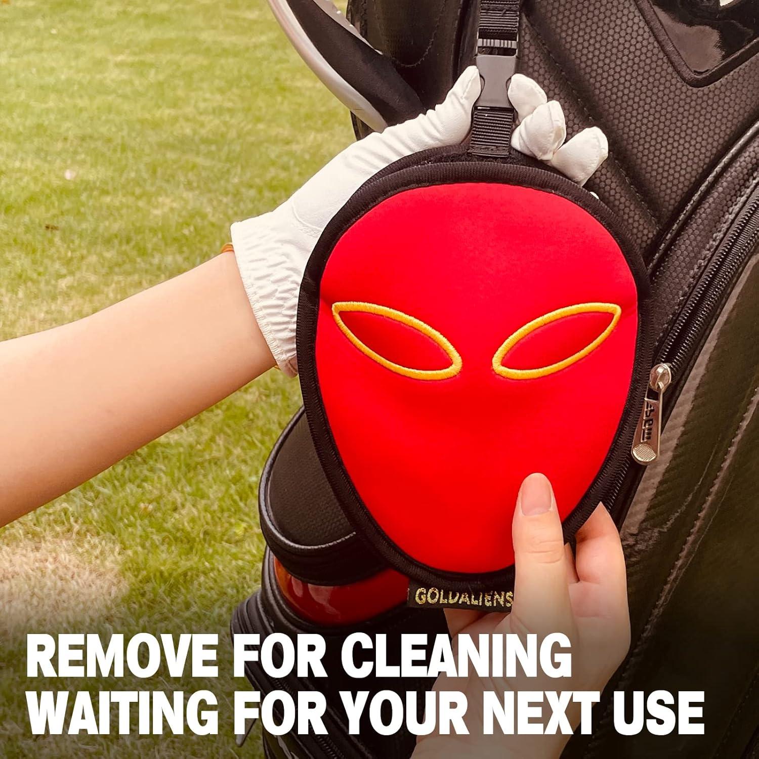 Limpiador de Palos de Golf GOLDALIENS G-G-GLCB-2023 Rojo