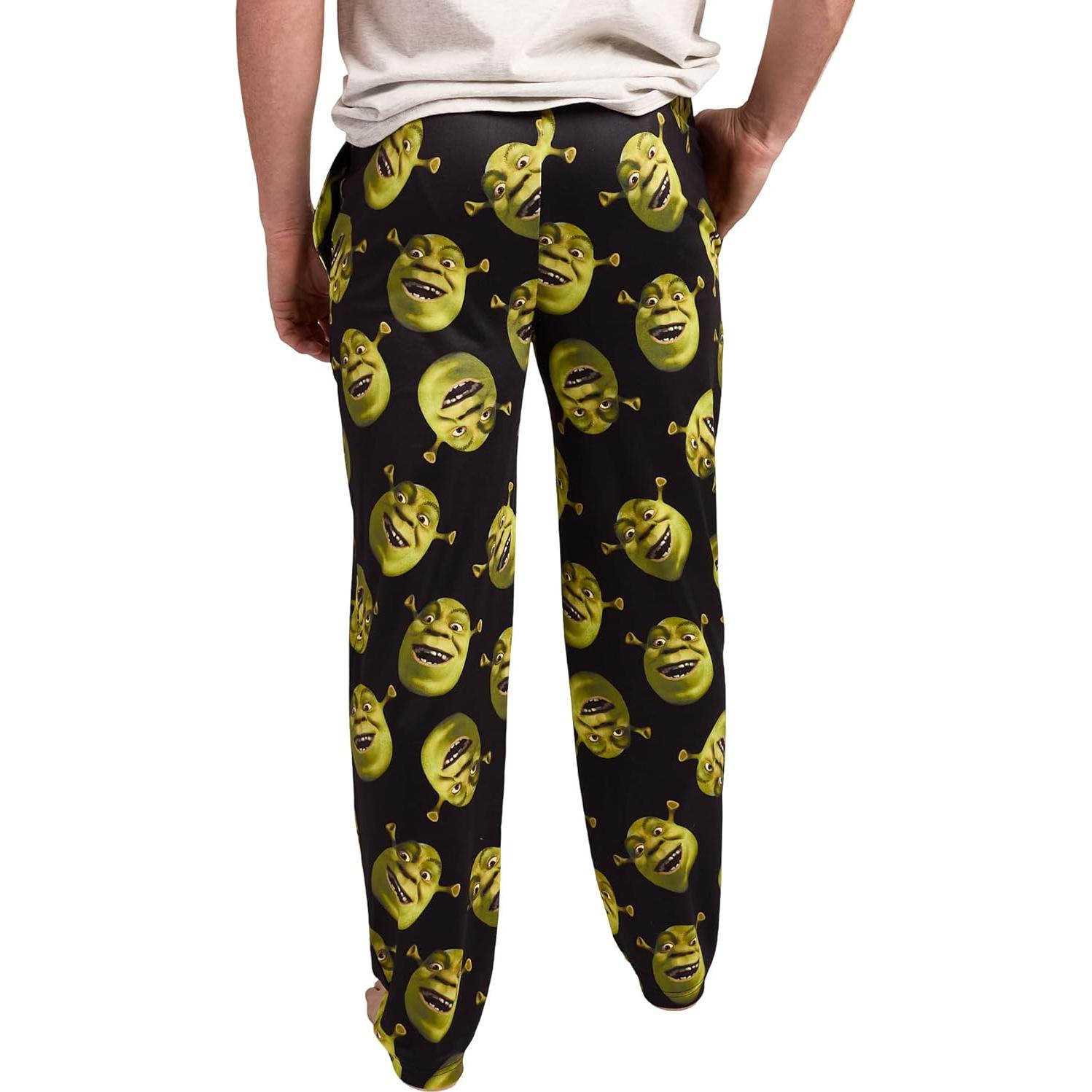 Pantalón de Pijama Shrek para Hombres - Bioworld - Suave