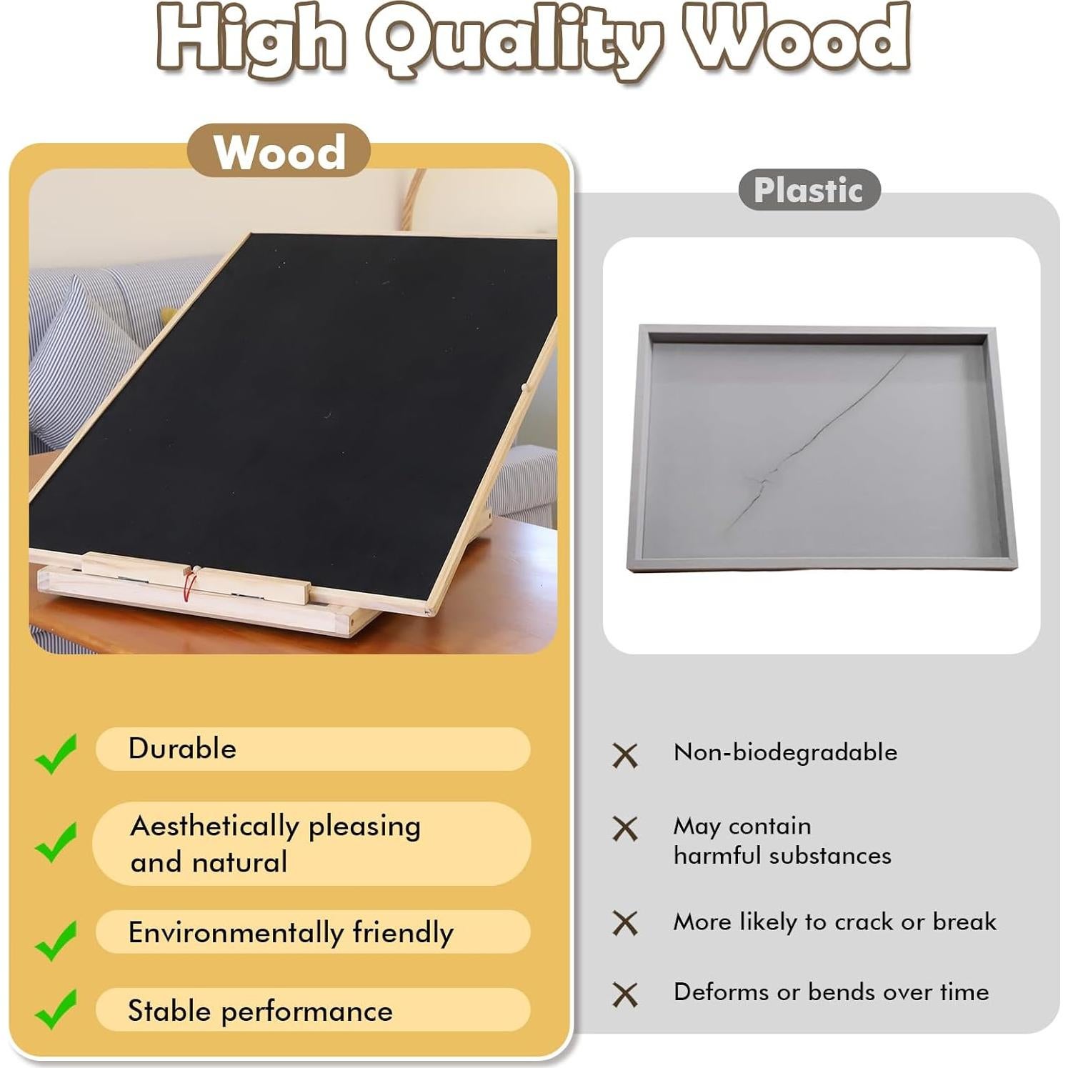 Tablero de Rompecabezas Wdmiya 1500 Piezas Inclinable 68.6x88.9cm