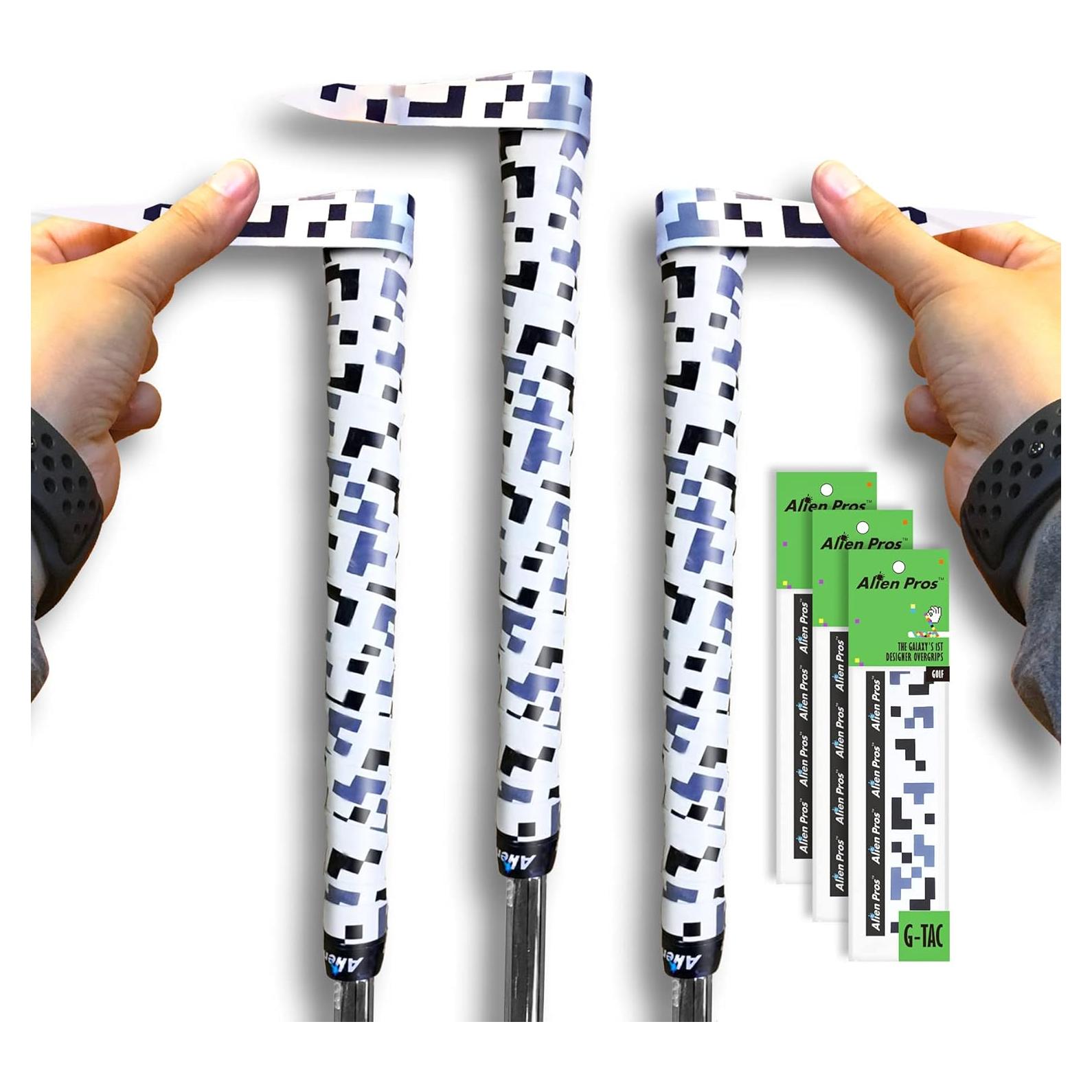 Cintas de Agarre de Golf Alien Pros - Paquete de 3 Unidades
